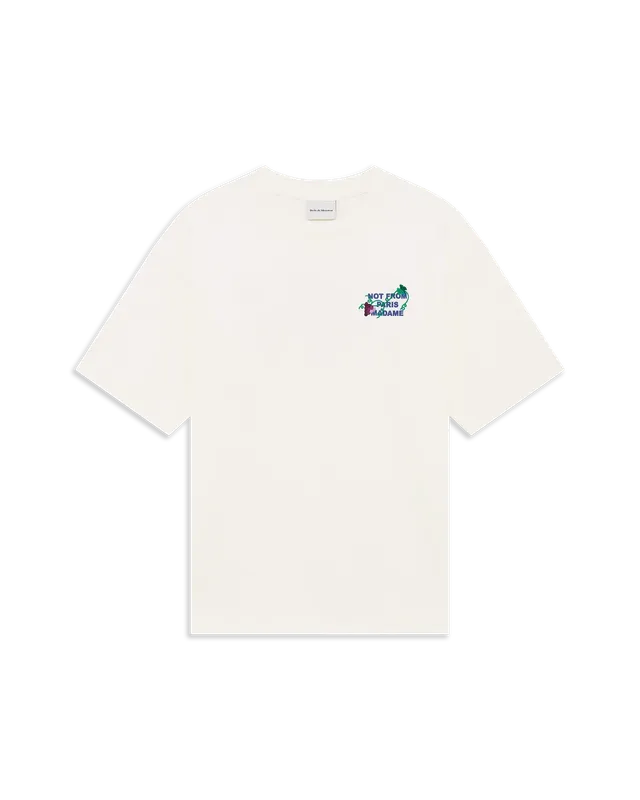 Drôle De Monsieur T-Shirts L-TS327 T-Shirt Off-White Stick