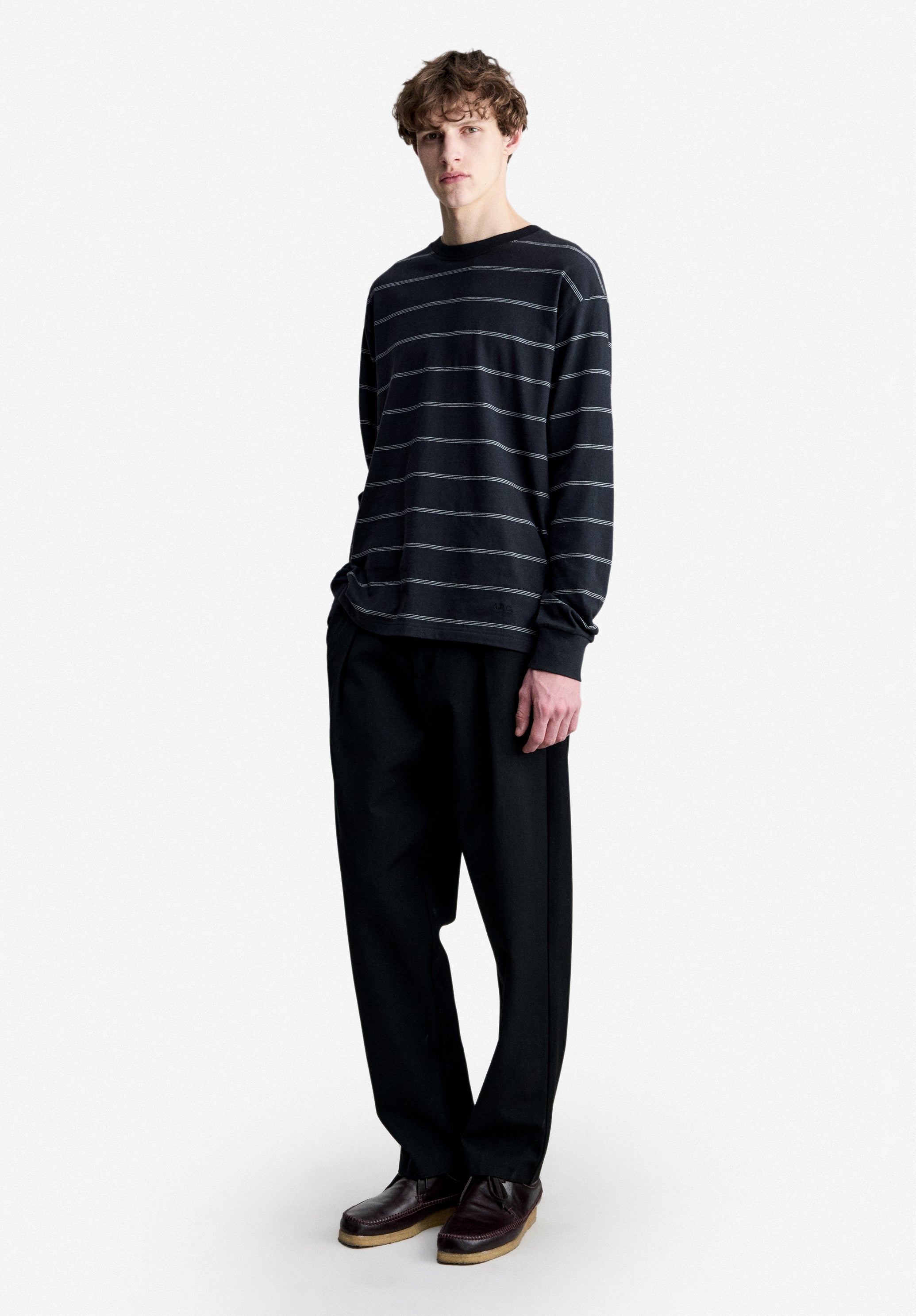 A.P.C. Barrel-Hose Baumwolle Schwarz Gr. 44-54