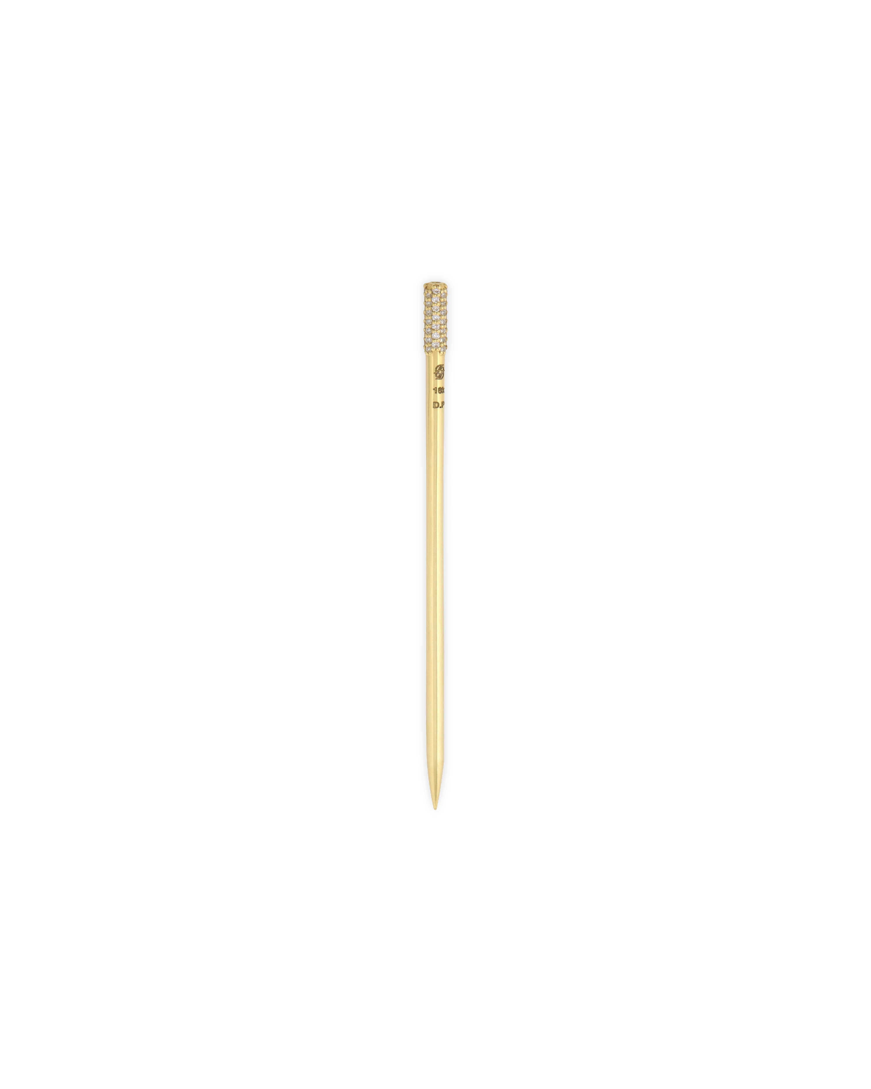 Drôle De Monsieur Le Cure-Dent Anhänger Gold Diamant Smaragd