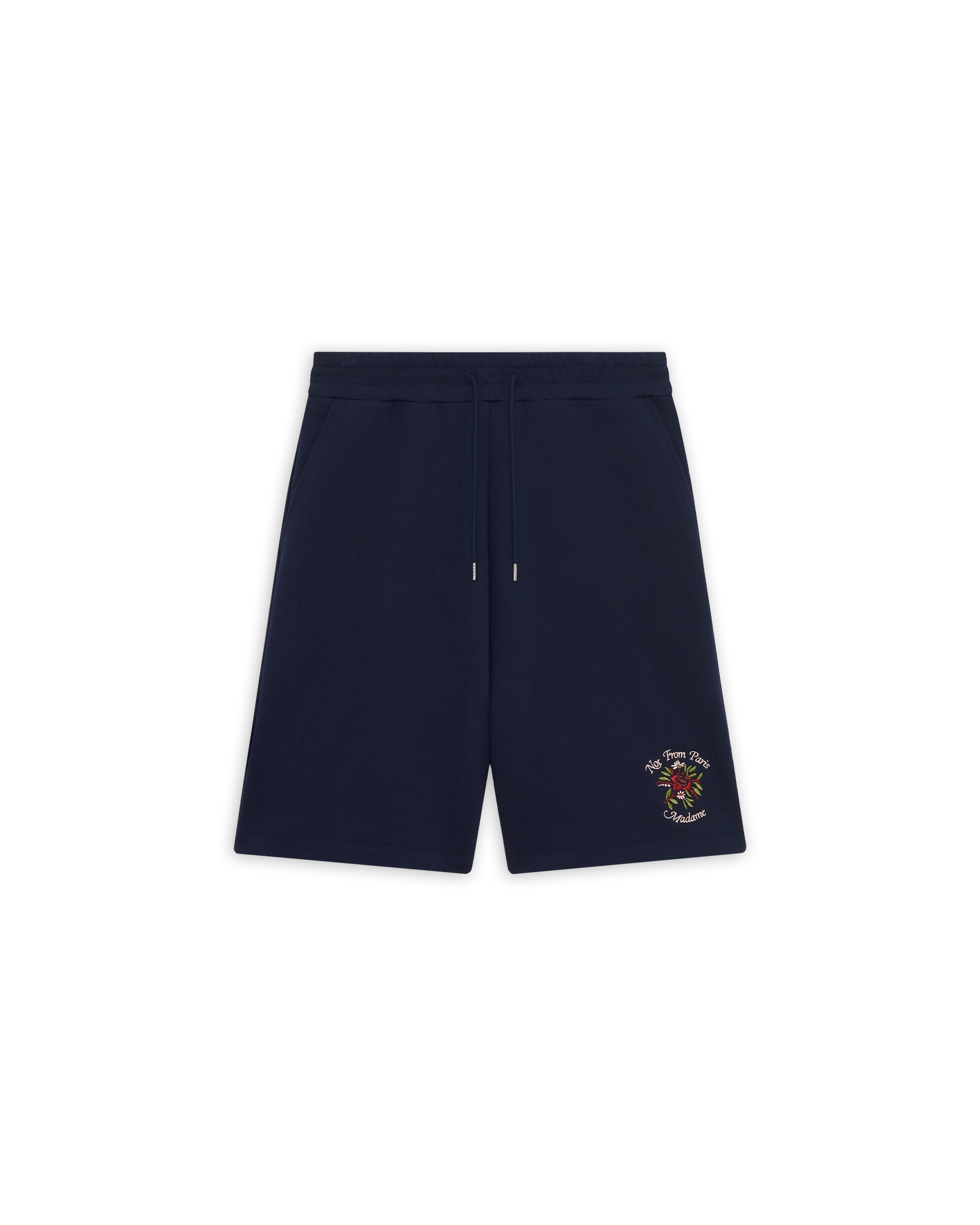 Drôle De Monsieur Short Slogan Rose Shorts Navy Baumwolle