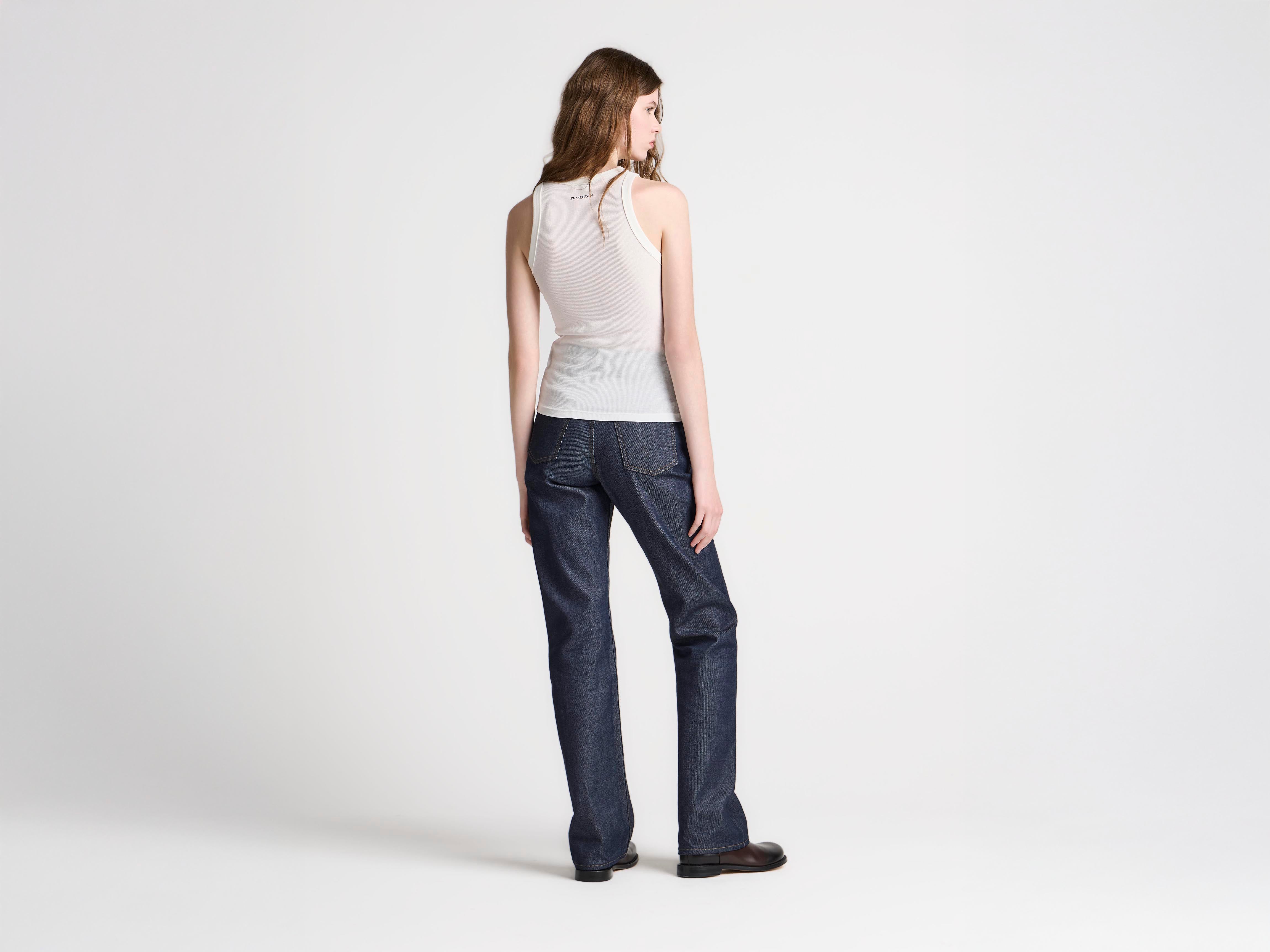 J.W. Anderson Sheer Cami Trägertop Off-White Damen