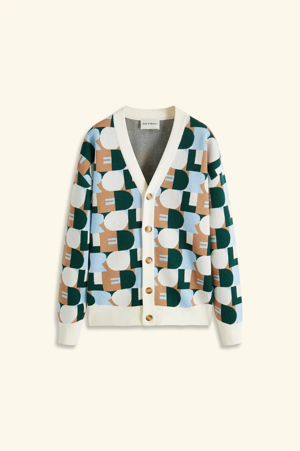 Drôle De Monsieur Le Cardigan Drôle Strickjacke Knopfleiste