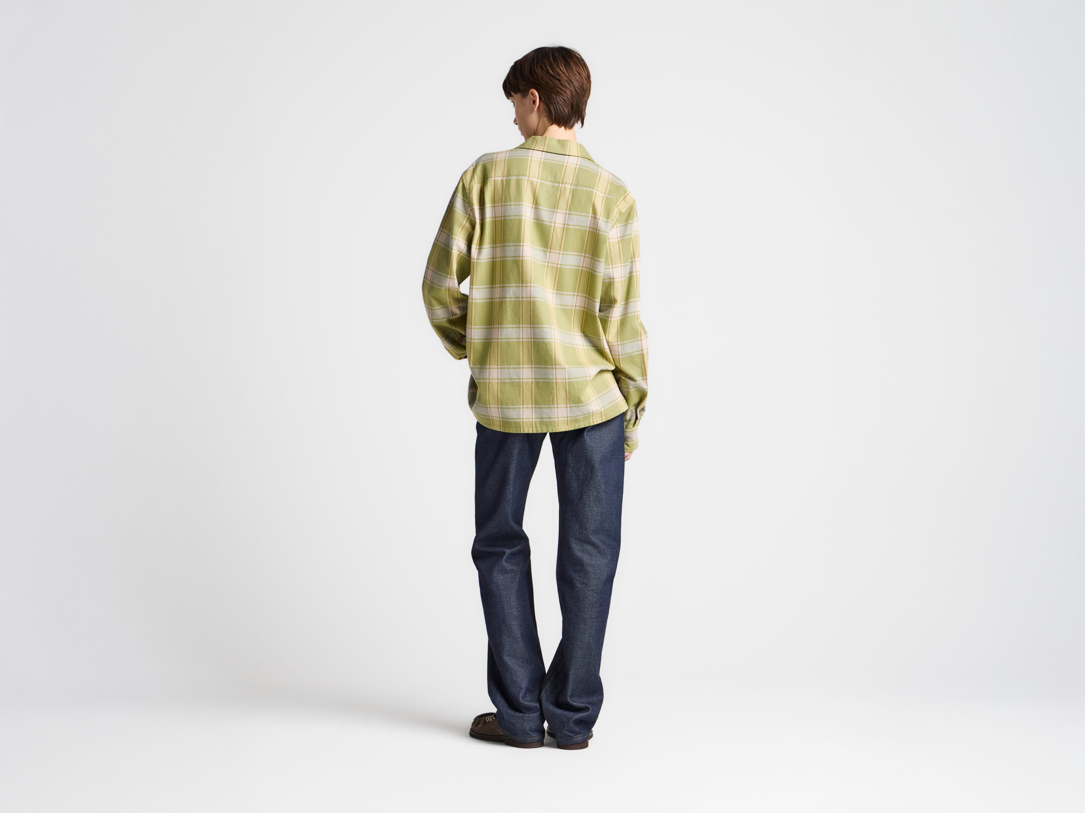 J.W.Anderson Shirts Check Shirt Hemd Apple Green Flanell