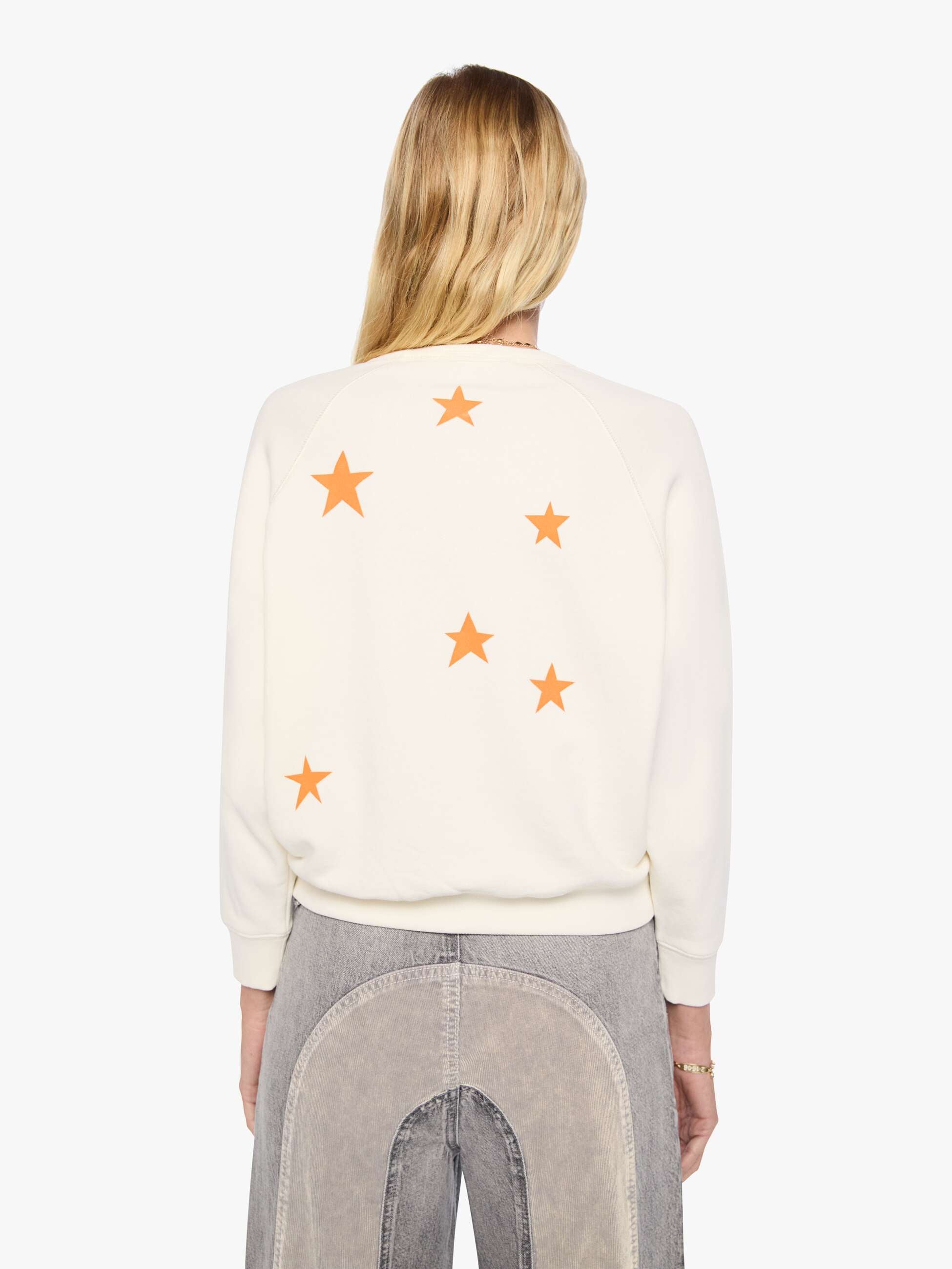 Mother The Concert Starry Eyed Sweatshirt Damen Elfenbein