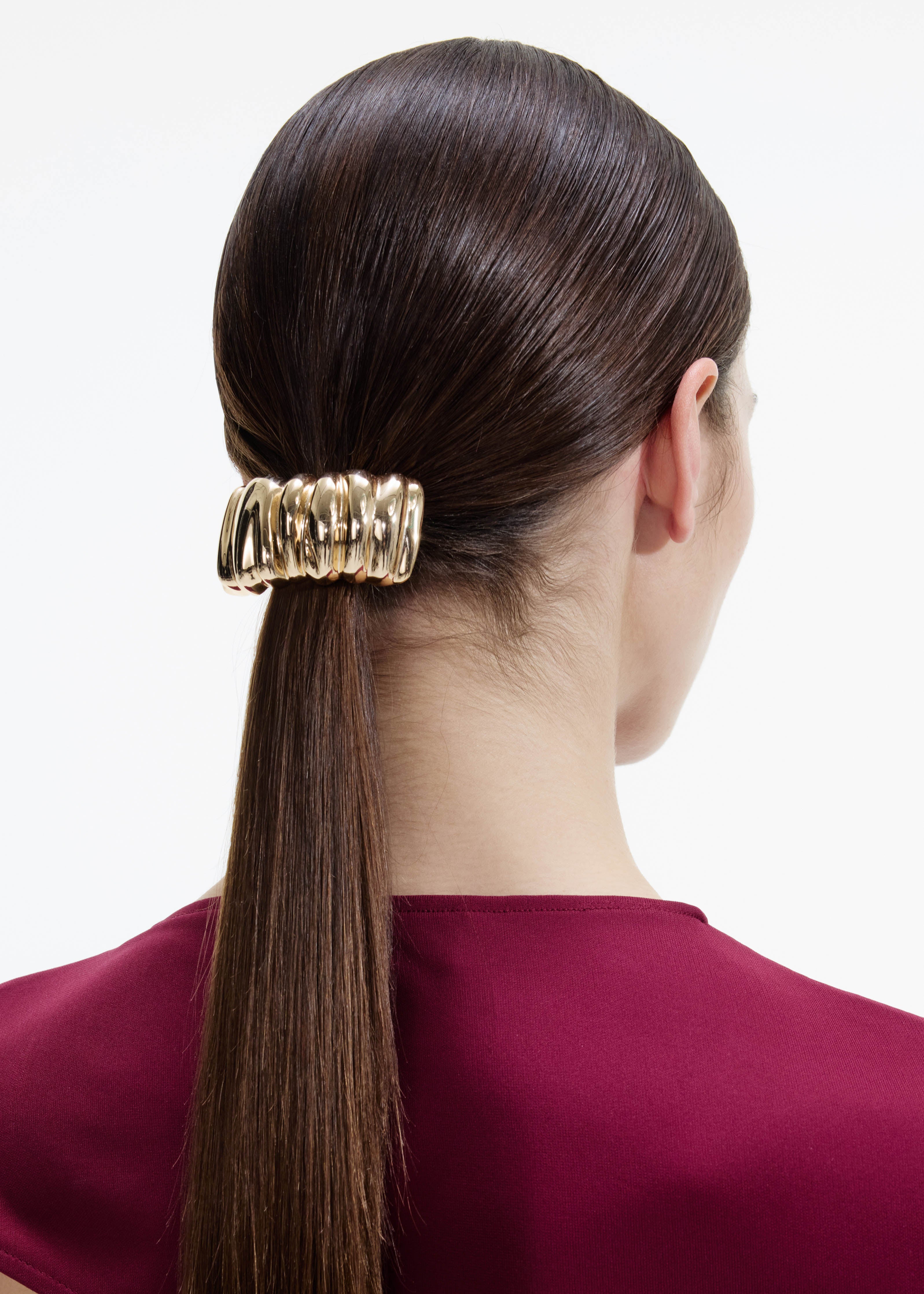 Self Portrait Hair Accessories Mottled Gold Haar-Cuff Gold One Size