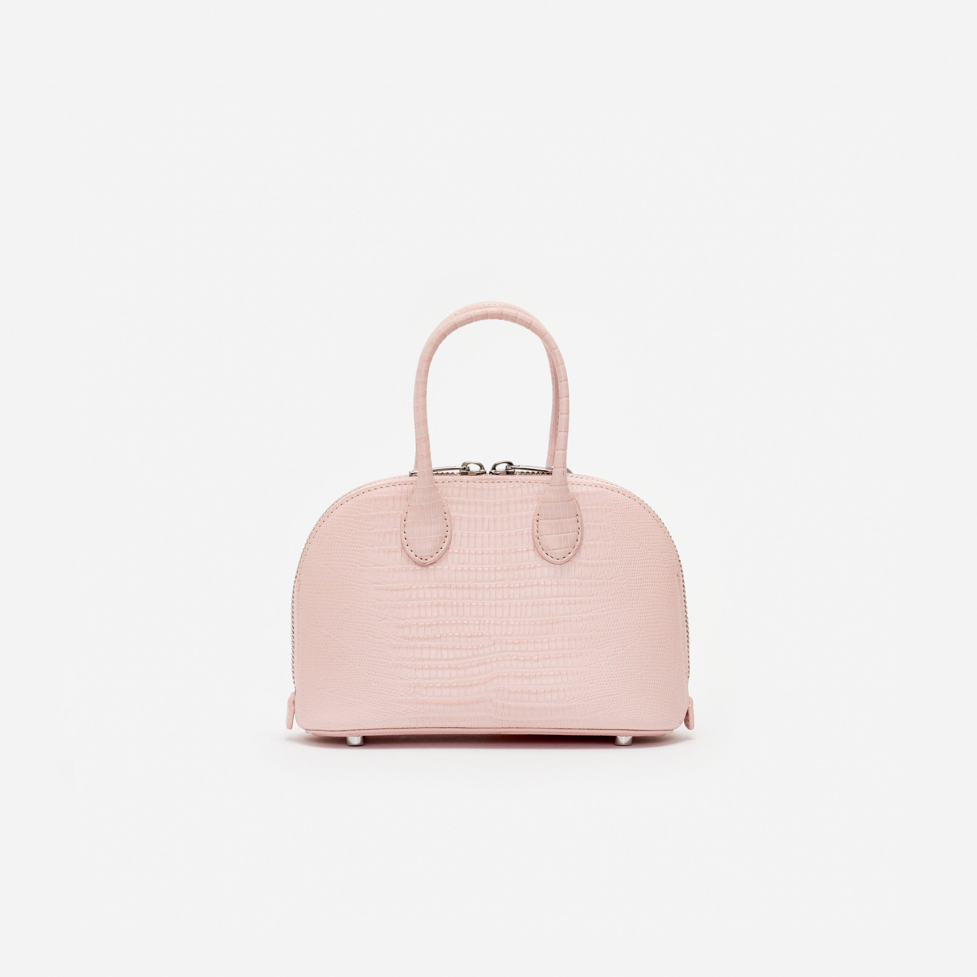 Self Portrait Embossed Leather Pink Mini Bag Tasche Rosa