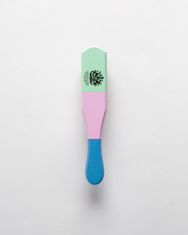 J.W.Anderson Hillbrush Kleiderbürste Pink Blau Holz Borsten