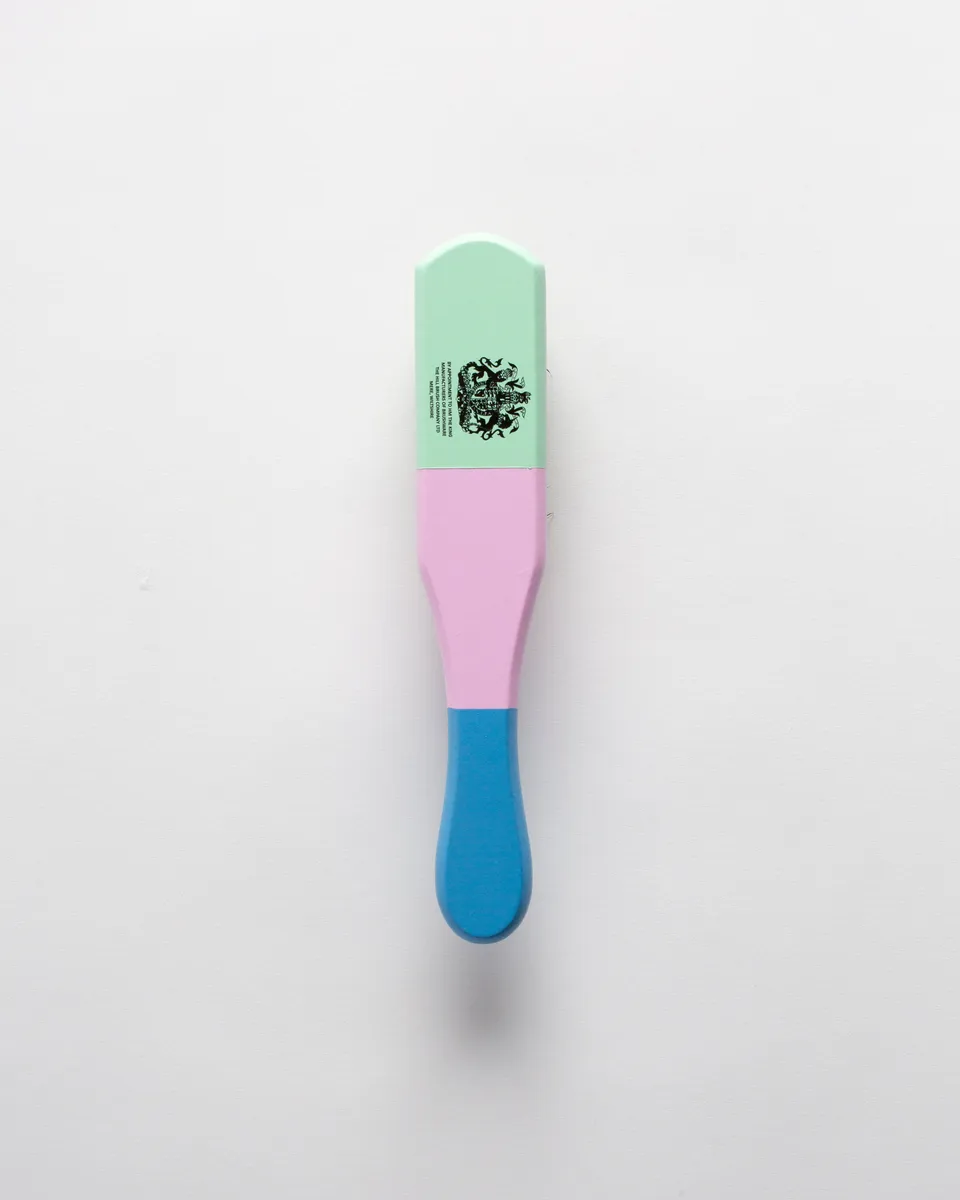 J.W.Anderson Hillbrush Kleiderbürste Pink Blau Holz Borsten