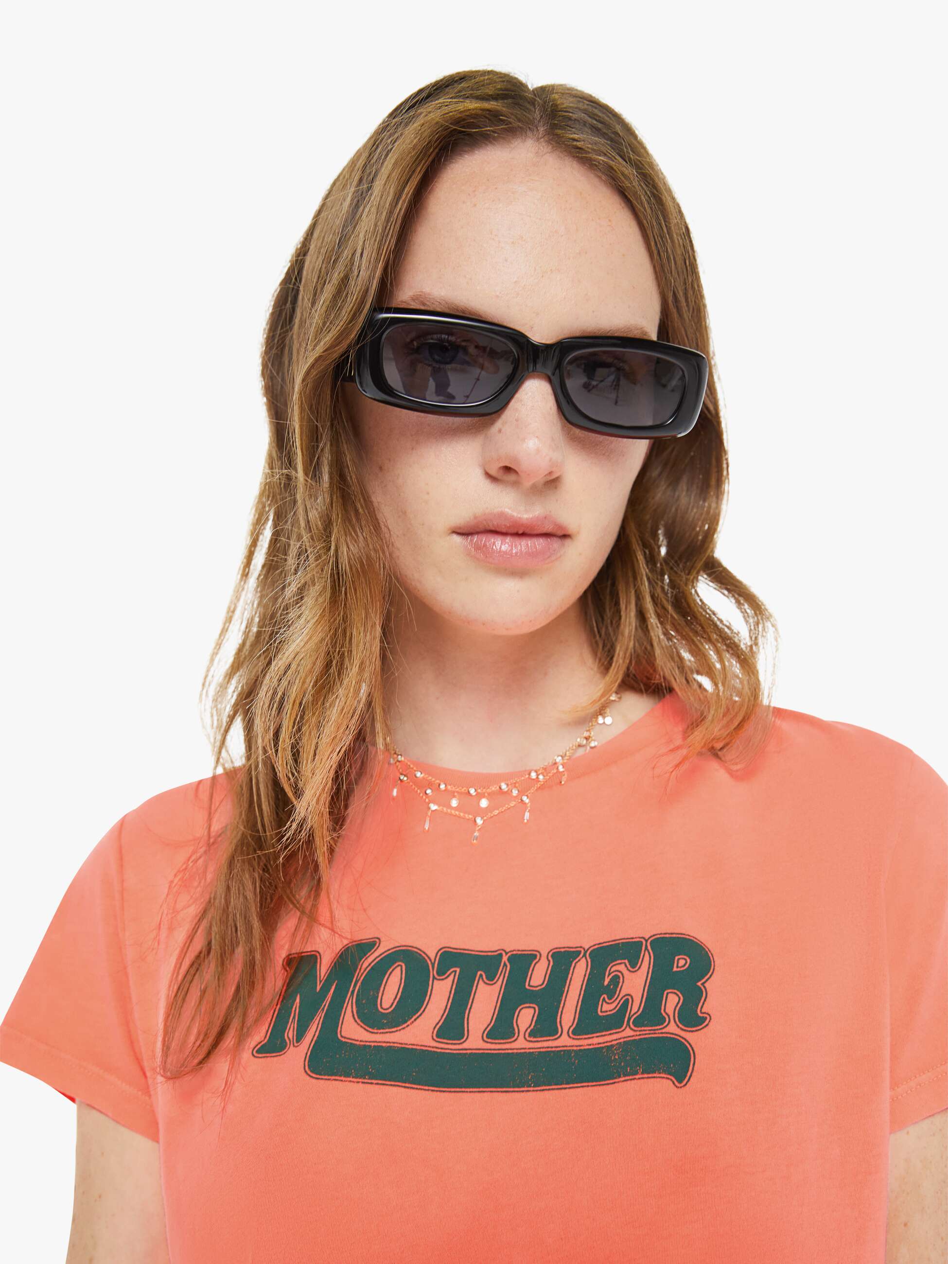 Mother Lil Goodie Goodie T-Shirt Motherline Orange