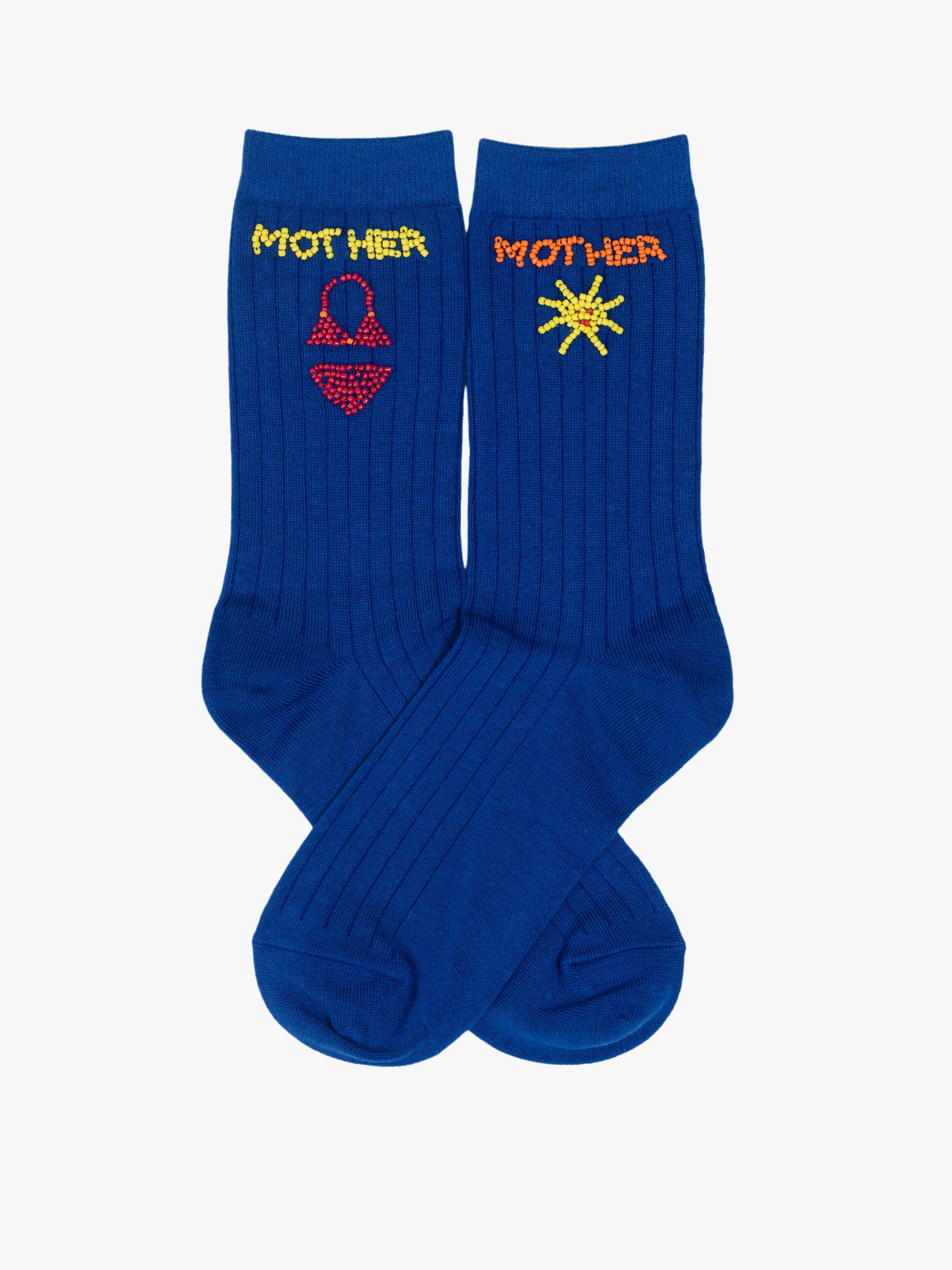 Mother Accessories The Half Step Socken Bikini Blau One-Size