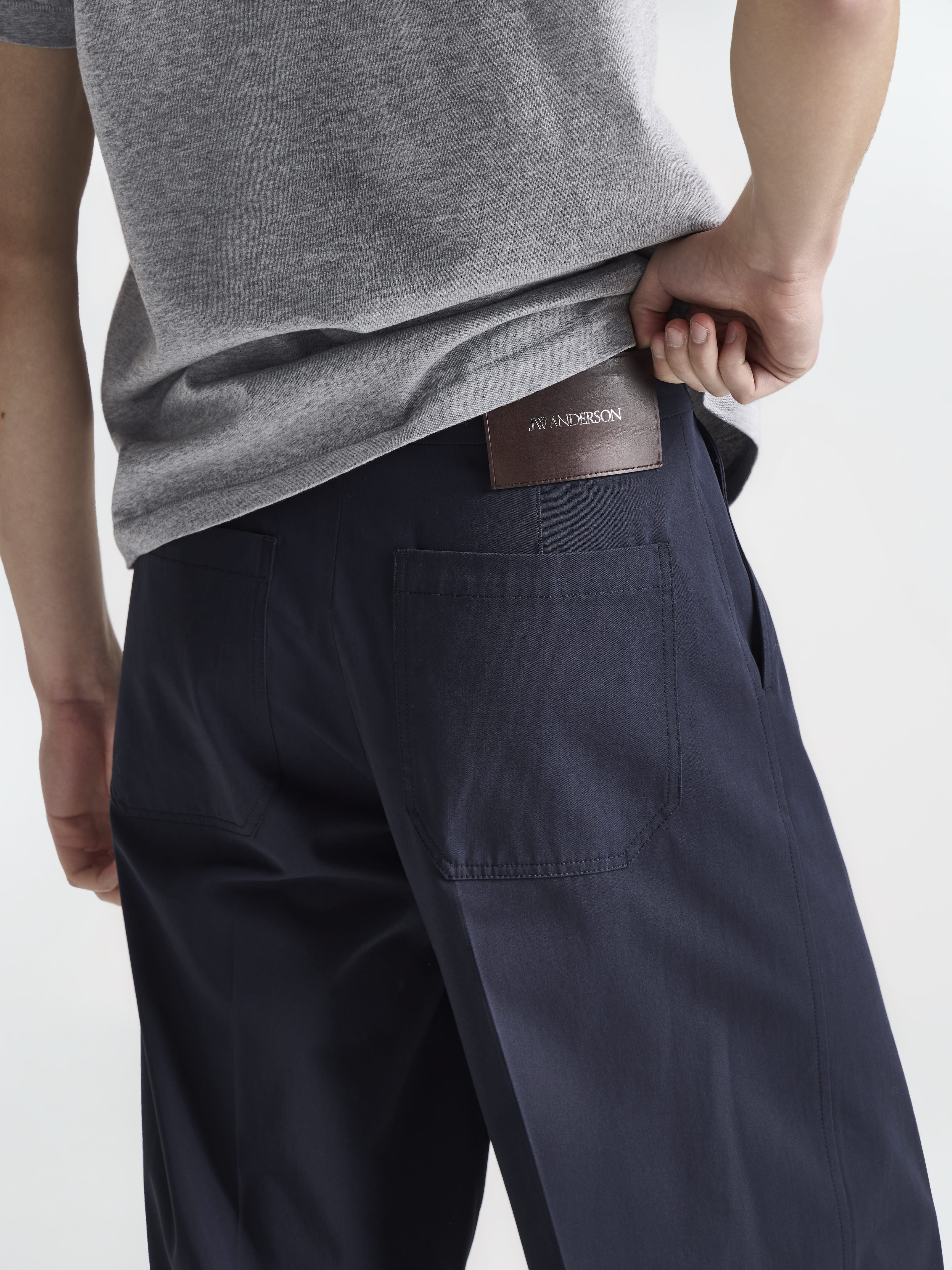 J.W.Anderson Dip Dyed Hose Navy Multi Baumwolle