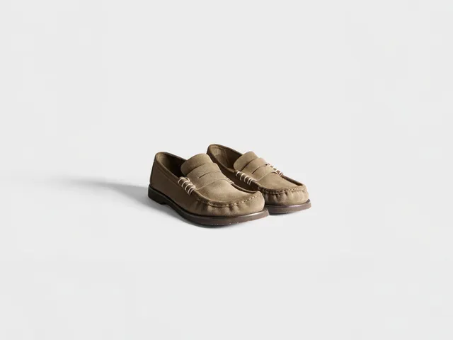 J.W.Anderson Loafer Moccasins Herren Halbschuhe Dunkel Taupe