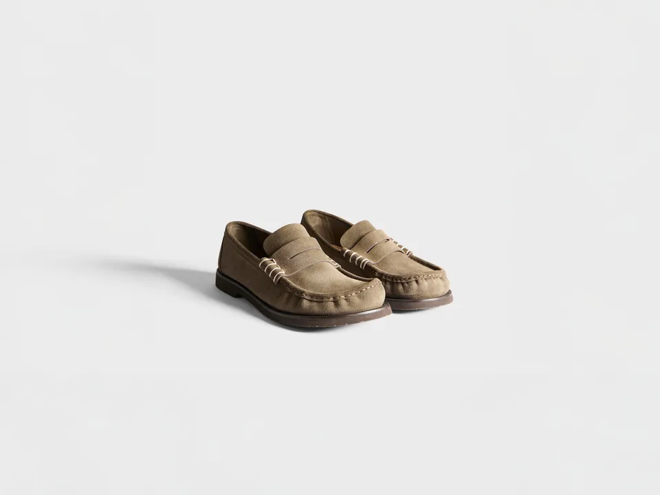 J.W.Anderson Loafer Moccasins Herren Halbschuhe Dunkel Taupe