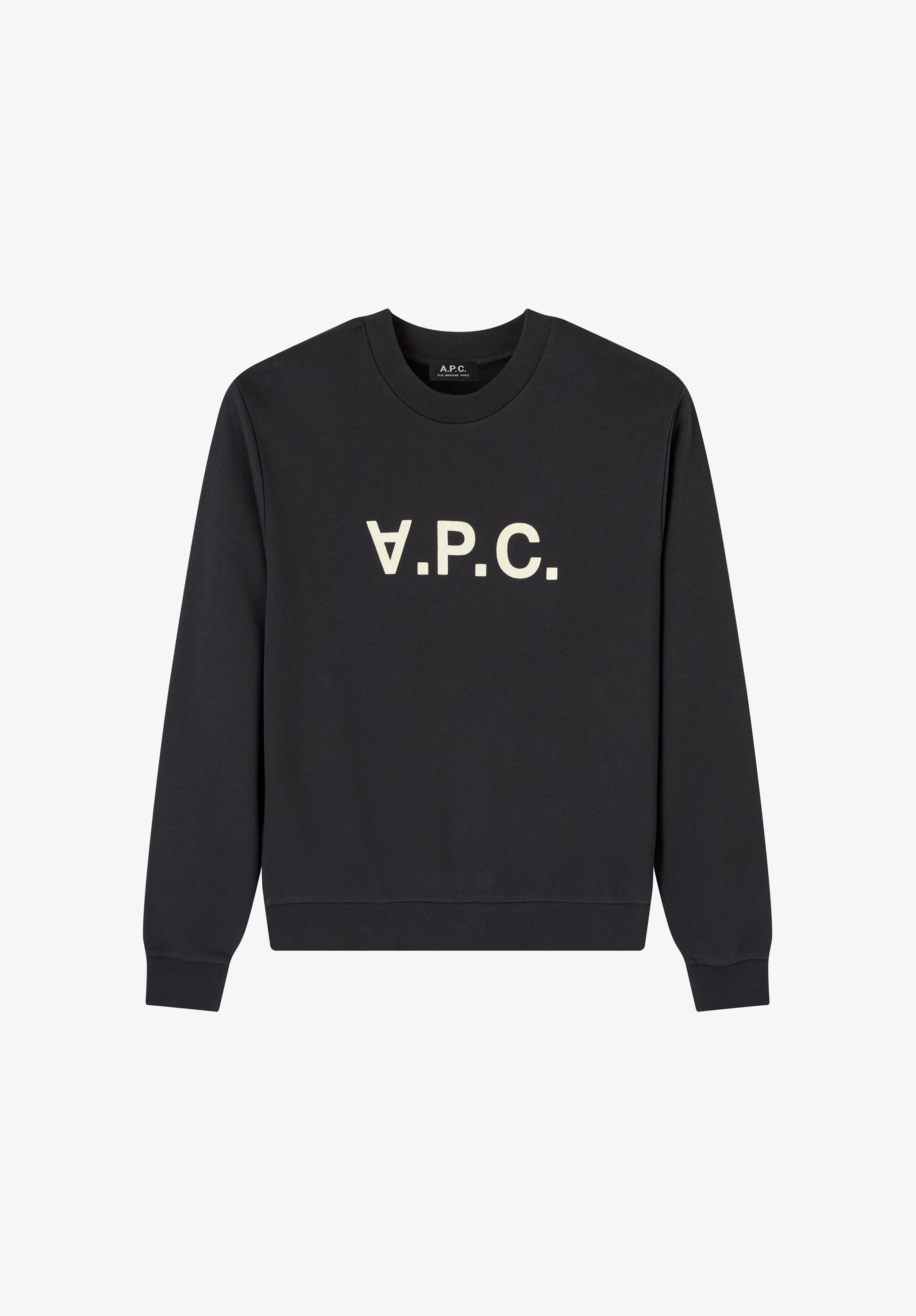 A.P.C. V.P.C. Sweatshirt Schwarz Bio-Baumwolle