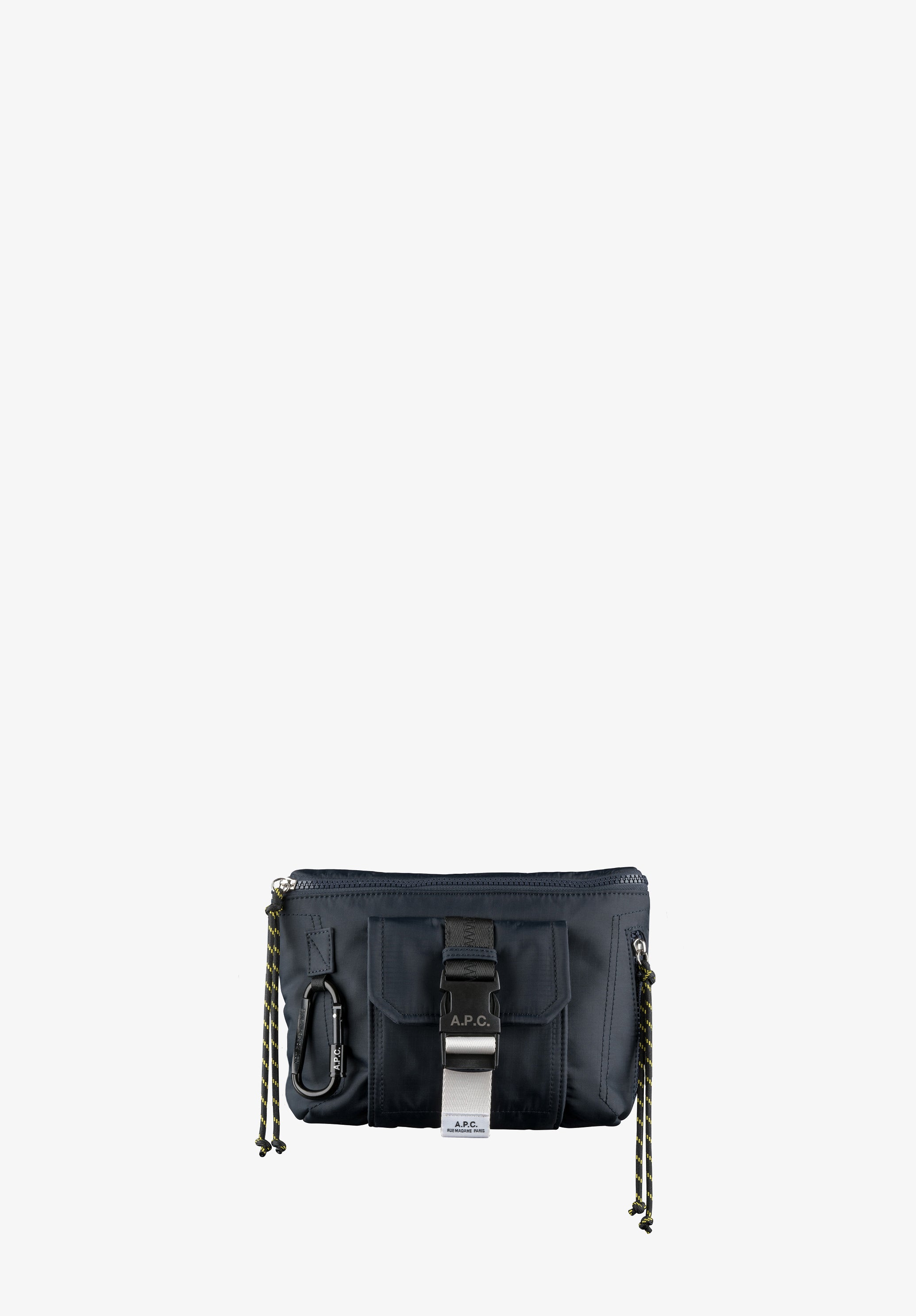 A.P.C. Treck Gürteltasche Bauchtasche TU schwarz Karabiner