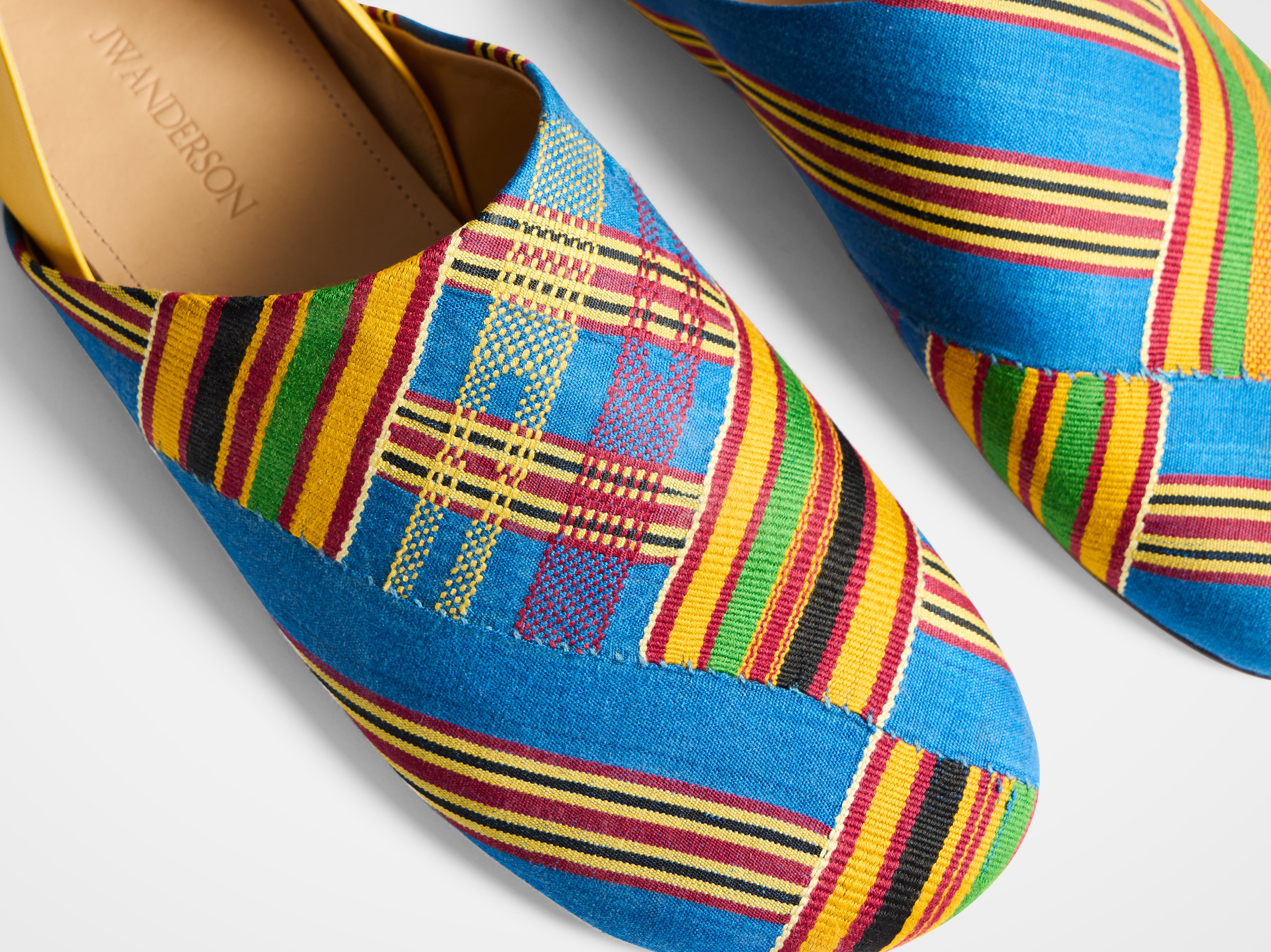 J.W.Anderson Slipper Mules Herren Gelb Multi Jacquard