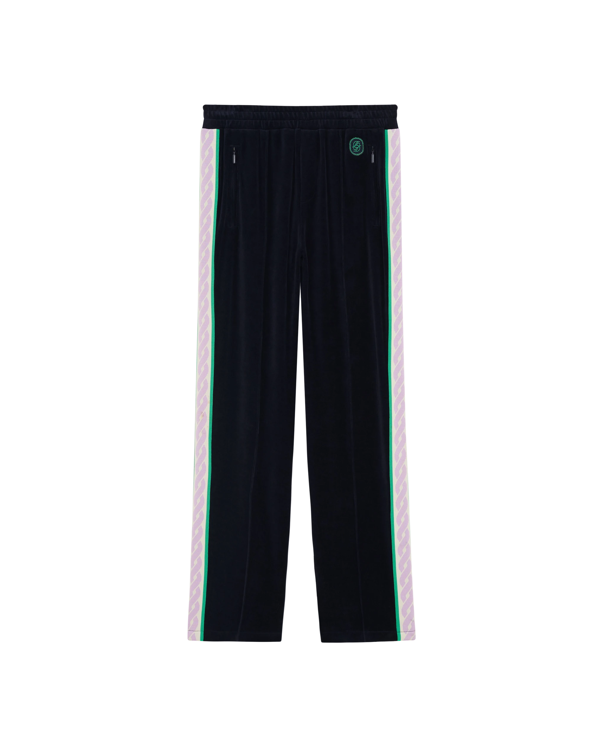 Drôle De Monsieur Tracksuits Velvet Trainingshose Navy Baumwolle