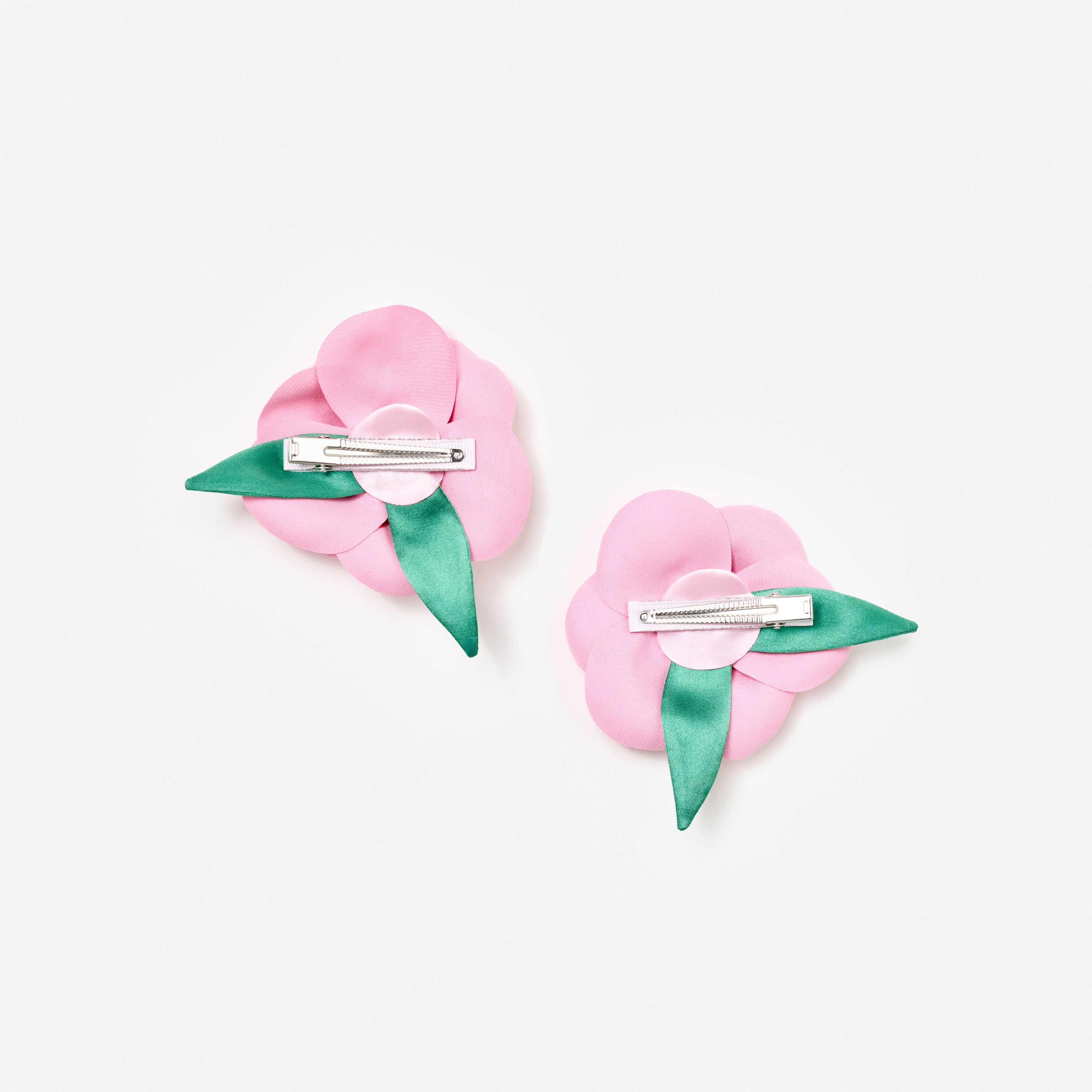 Self-Portrait Hair Accessories Rose Crepe Haarspange Grün Kids