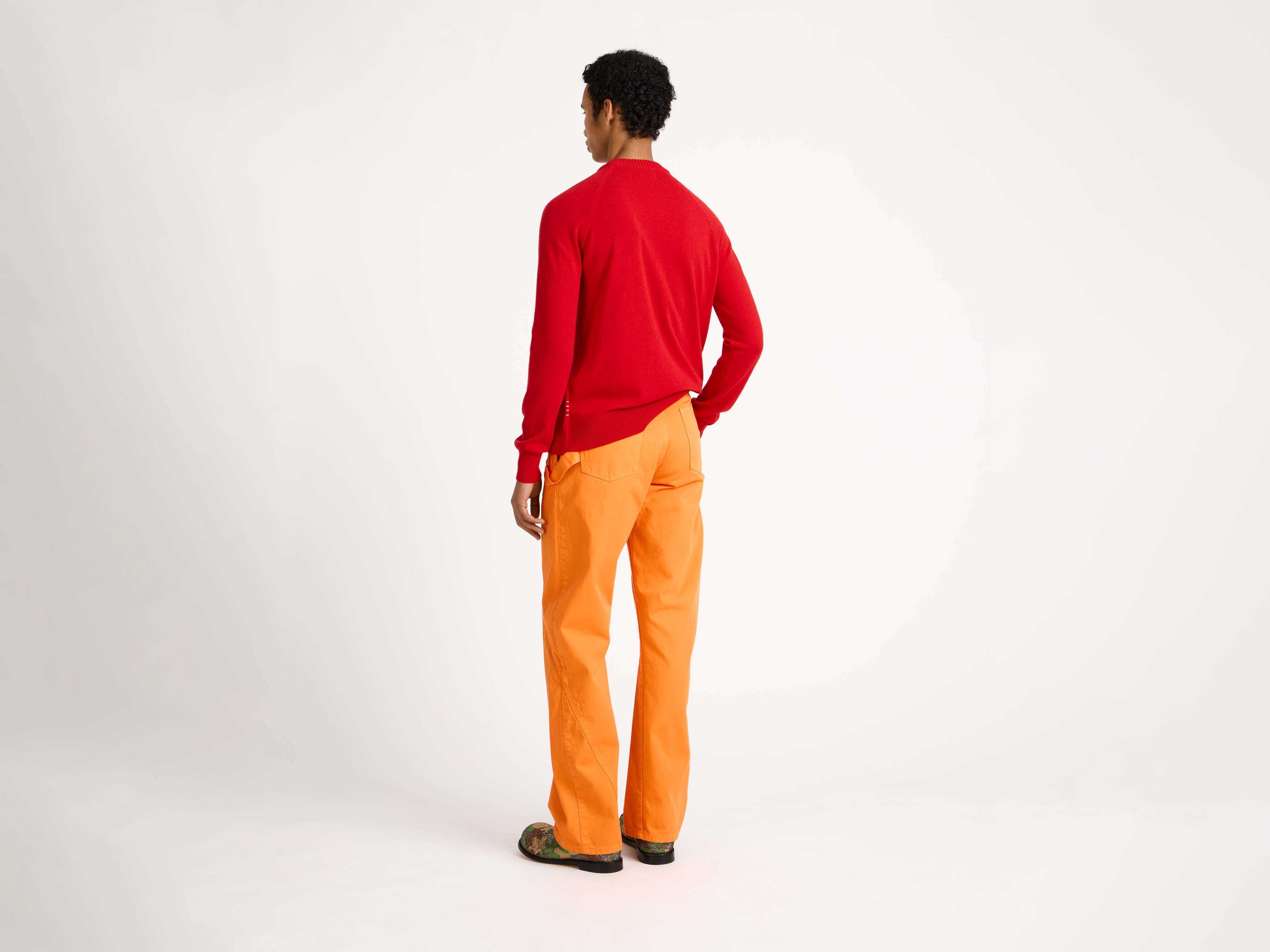 J.W.Anderson Raglan Jumper Strickpullover Rot Herren