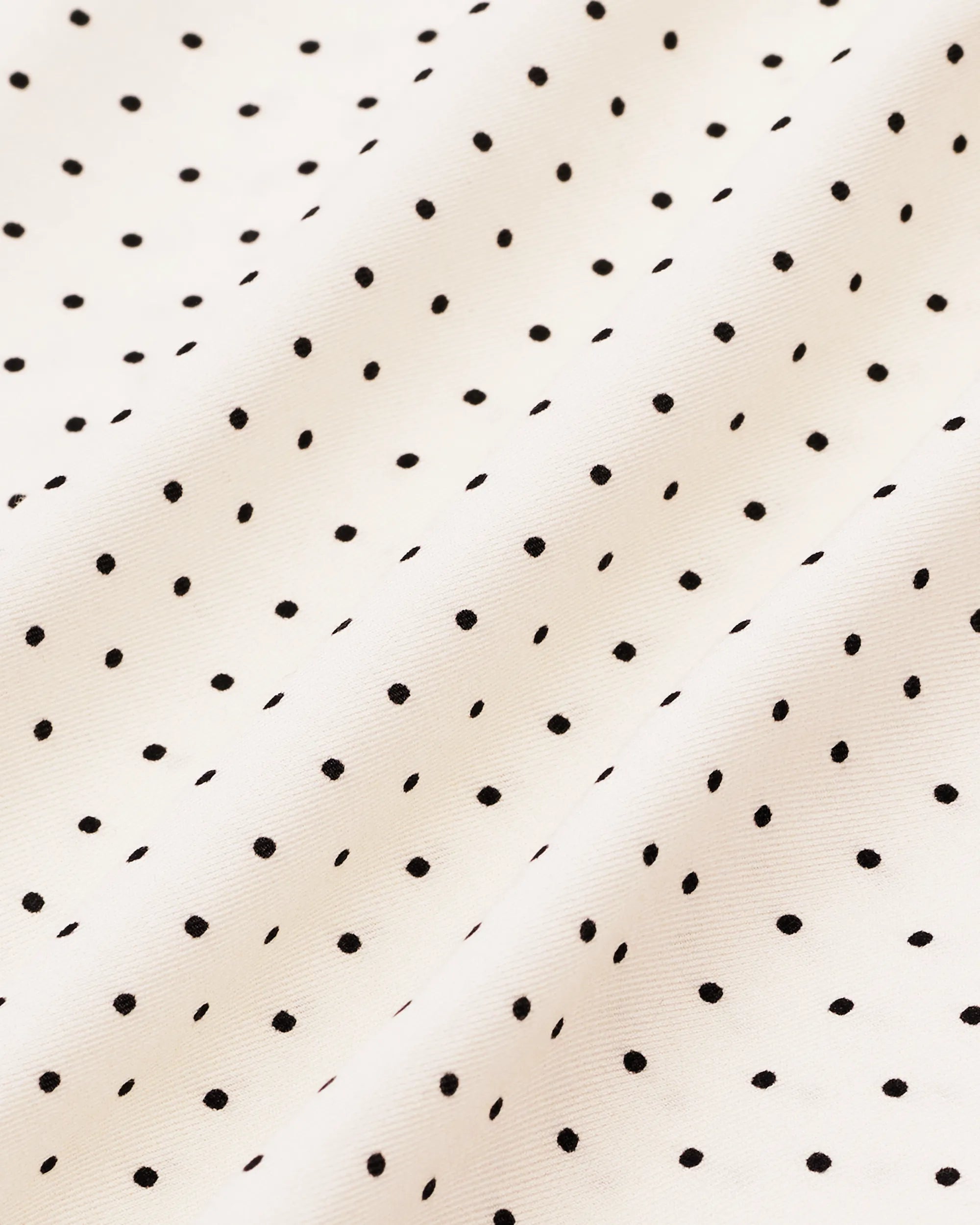 Drôle De Monsieur Notcha Dots Print Hemd Viskose Weiß