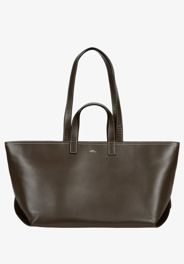 A.P.C. Drummer Tasche Leder braun TU