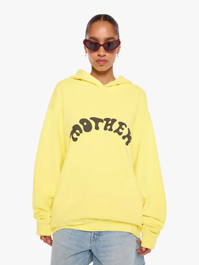 Mother Oversized Hoodie Gooey gelb Baumwolle