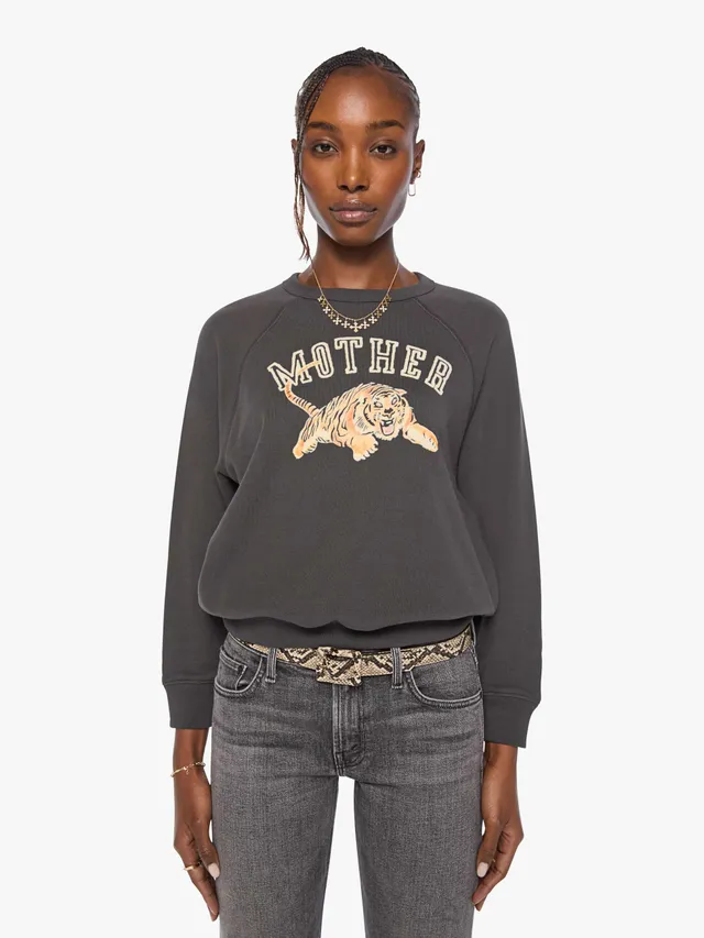 Mother Tees The Concert Sweatshirt MOTHER Tiger Schwarz