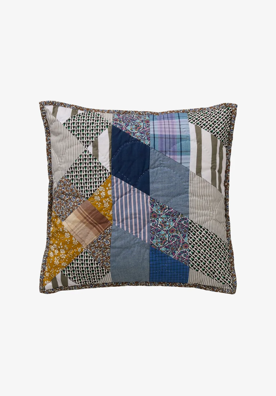 A.P.C. Road Runner Quilt Kissen schwarz-weiß Patchwork TU