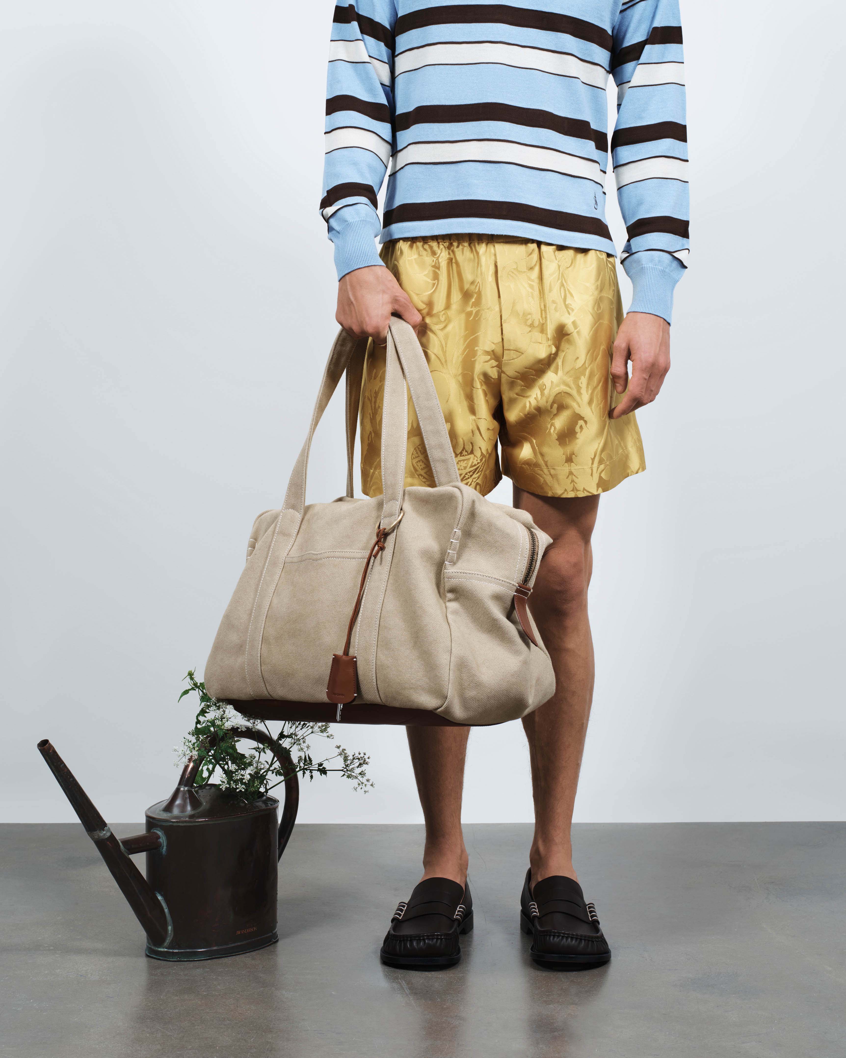J.W.Anderson Damask Shorts Citrin Seide Herren