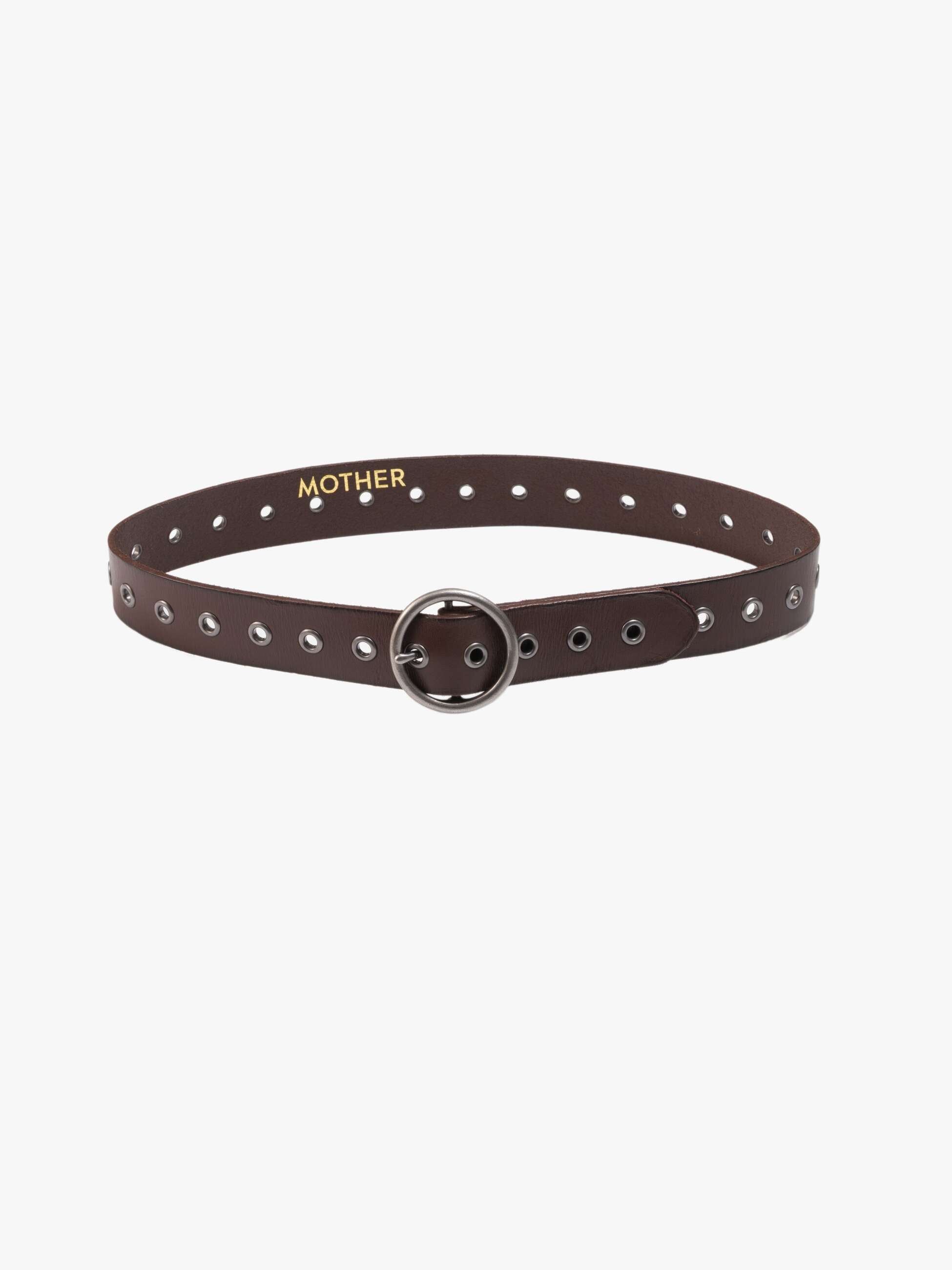 Mother Accessories The Racer Gürtel Dunkelbraun Leder