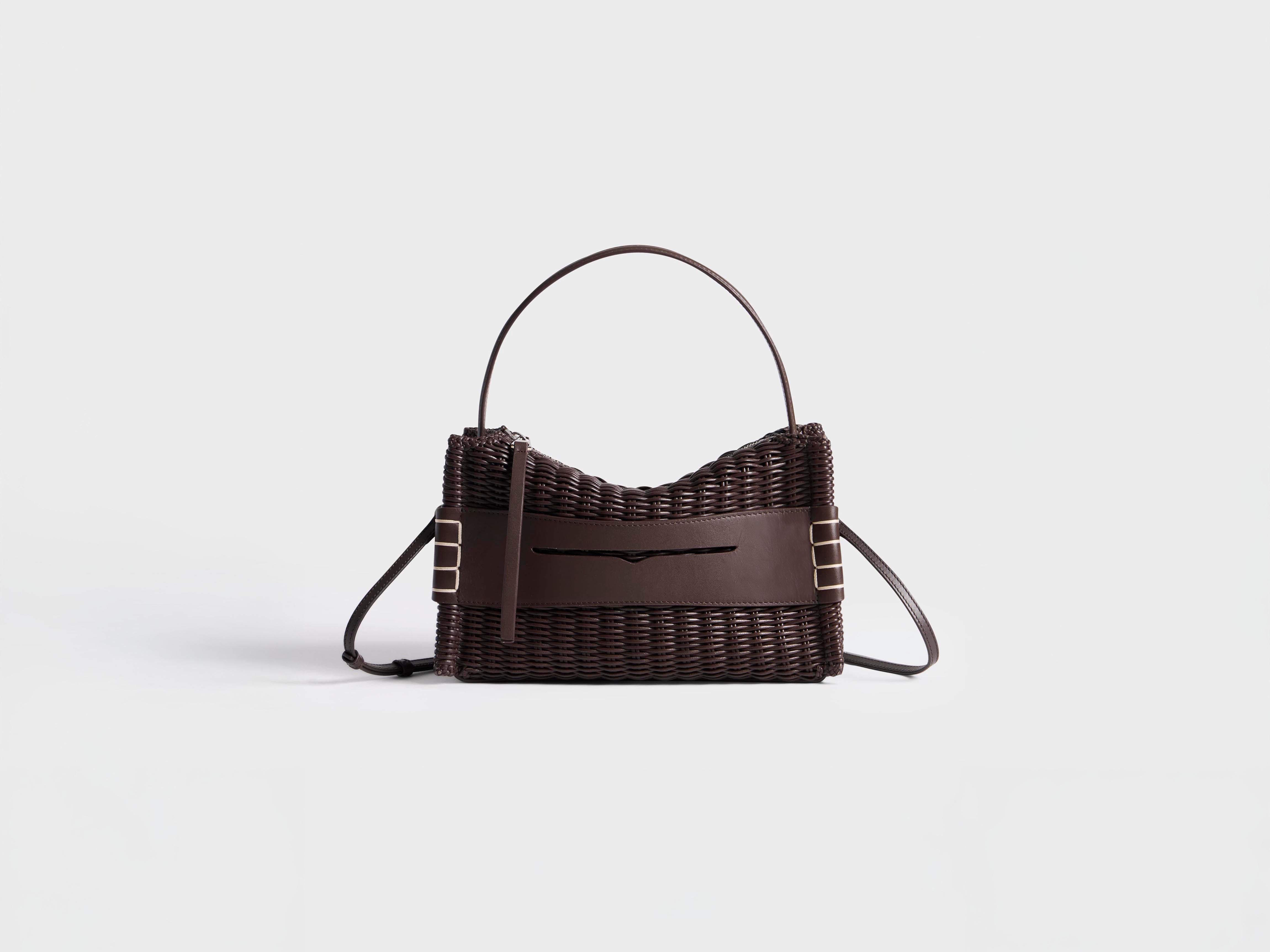 J.W.Anderson Loafer Bag Tasche Braun Geflochtenes Leder