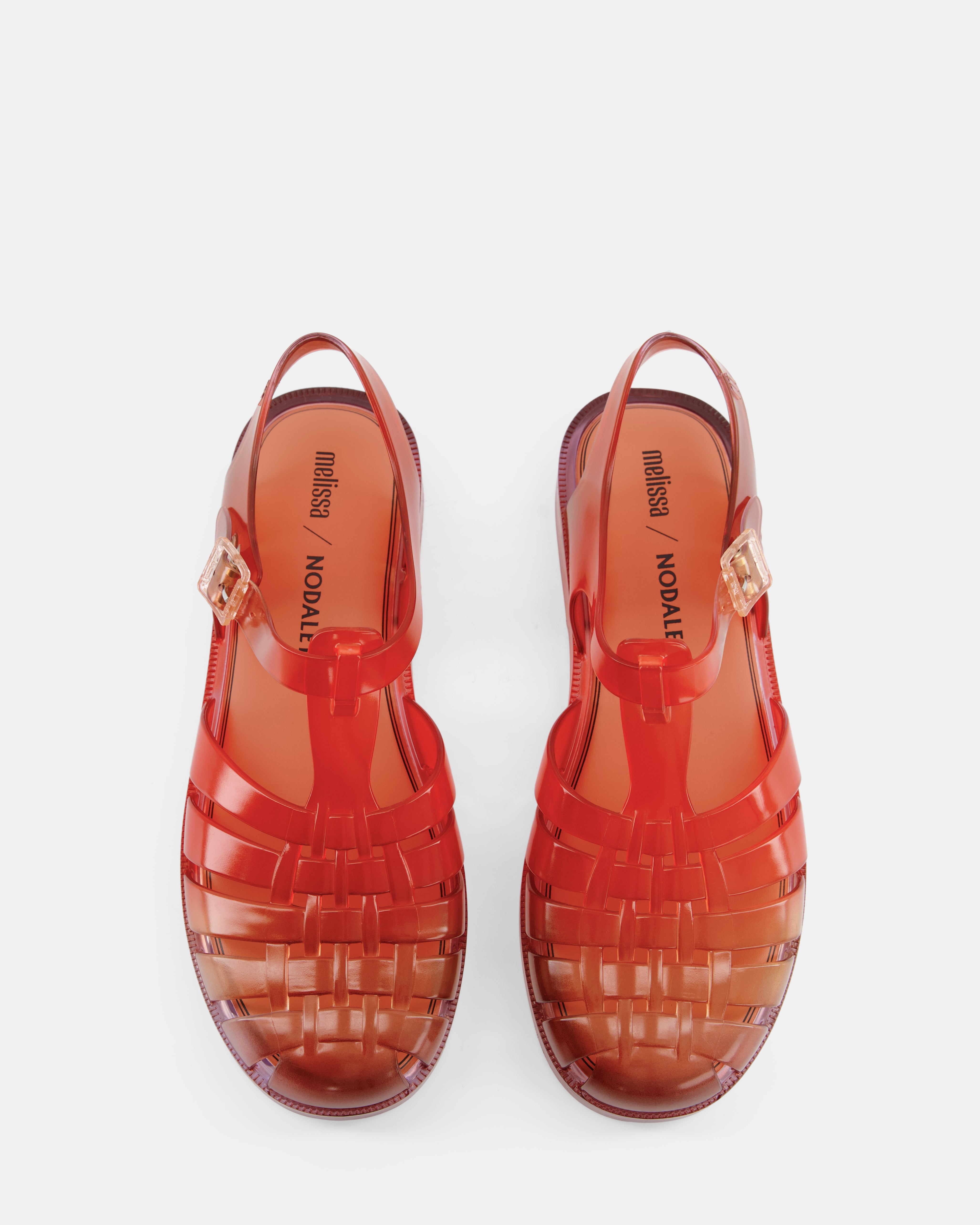 Nodaleto x Melissa Possession Sandale Tangerine Sunset PVC