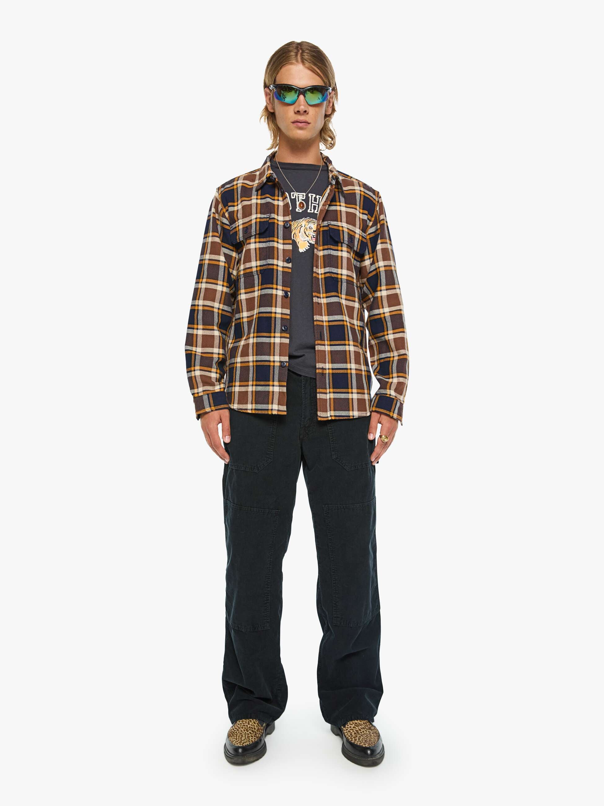 Mother The Freeze Plaid To The Bone Hemdjacke Karo Herren