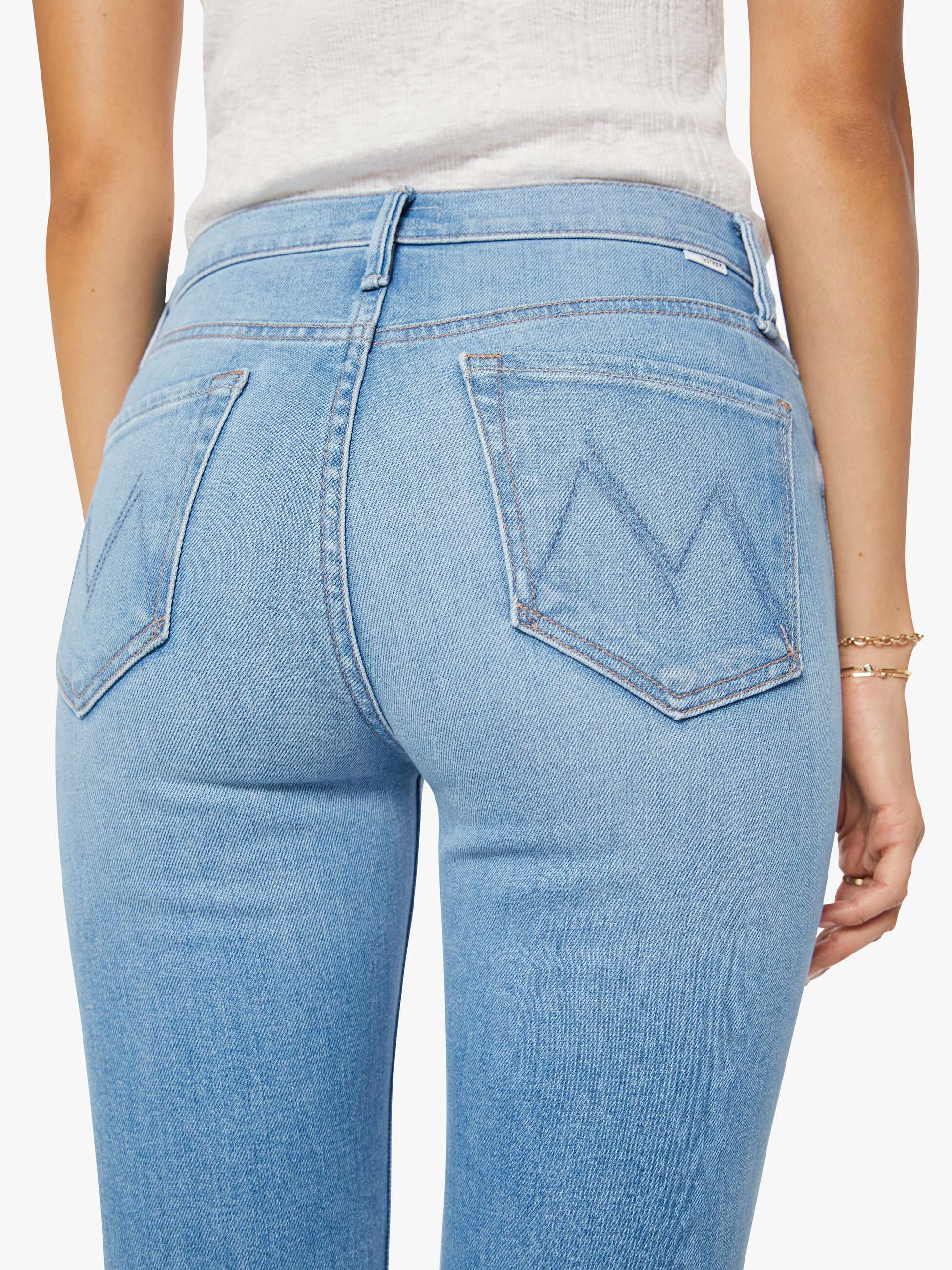 Mother The Doozy Jeans Room Service hellblau Flare
