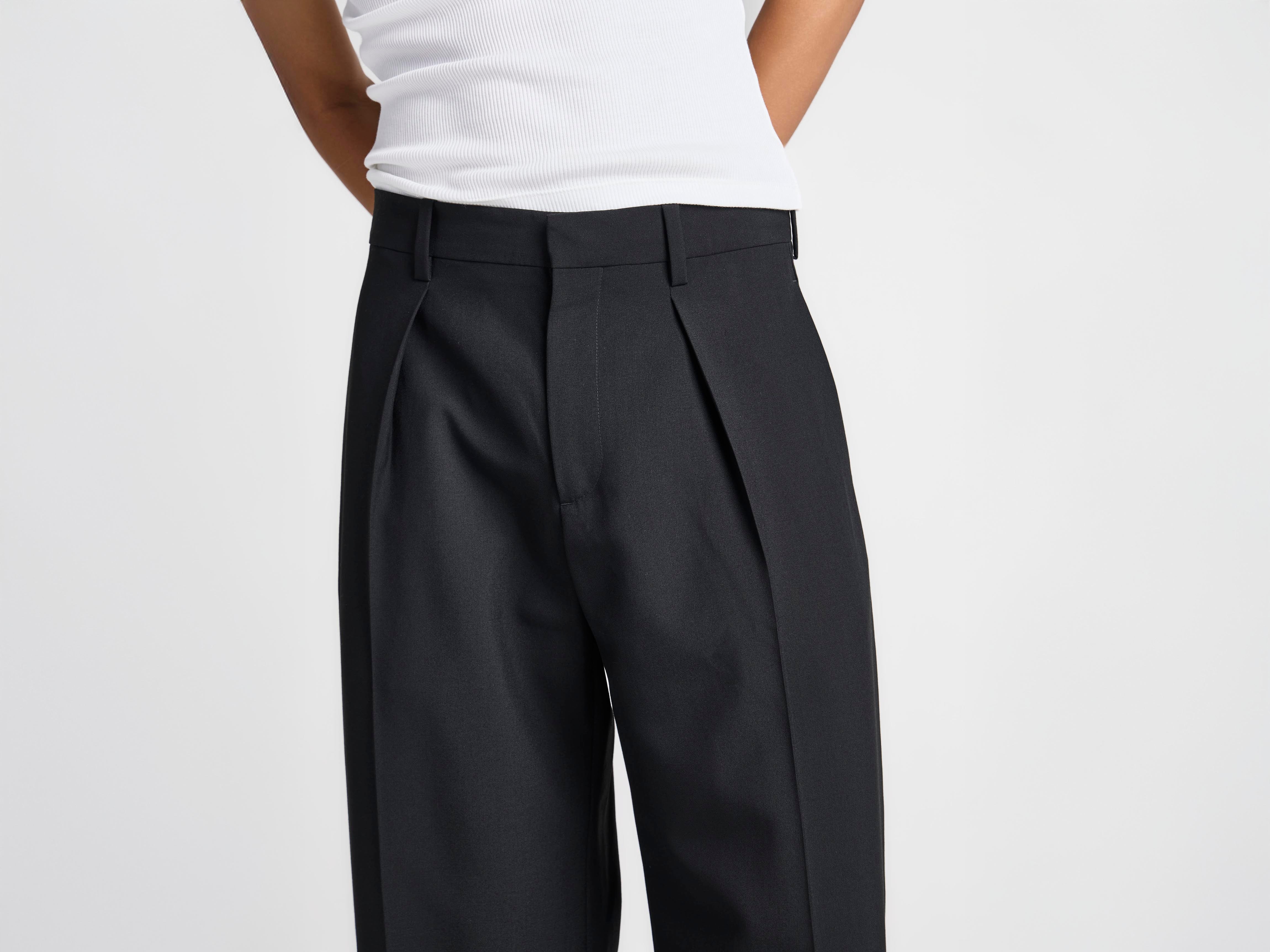J.W.Anderson Straight Leg Trousers Hose Schwarz