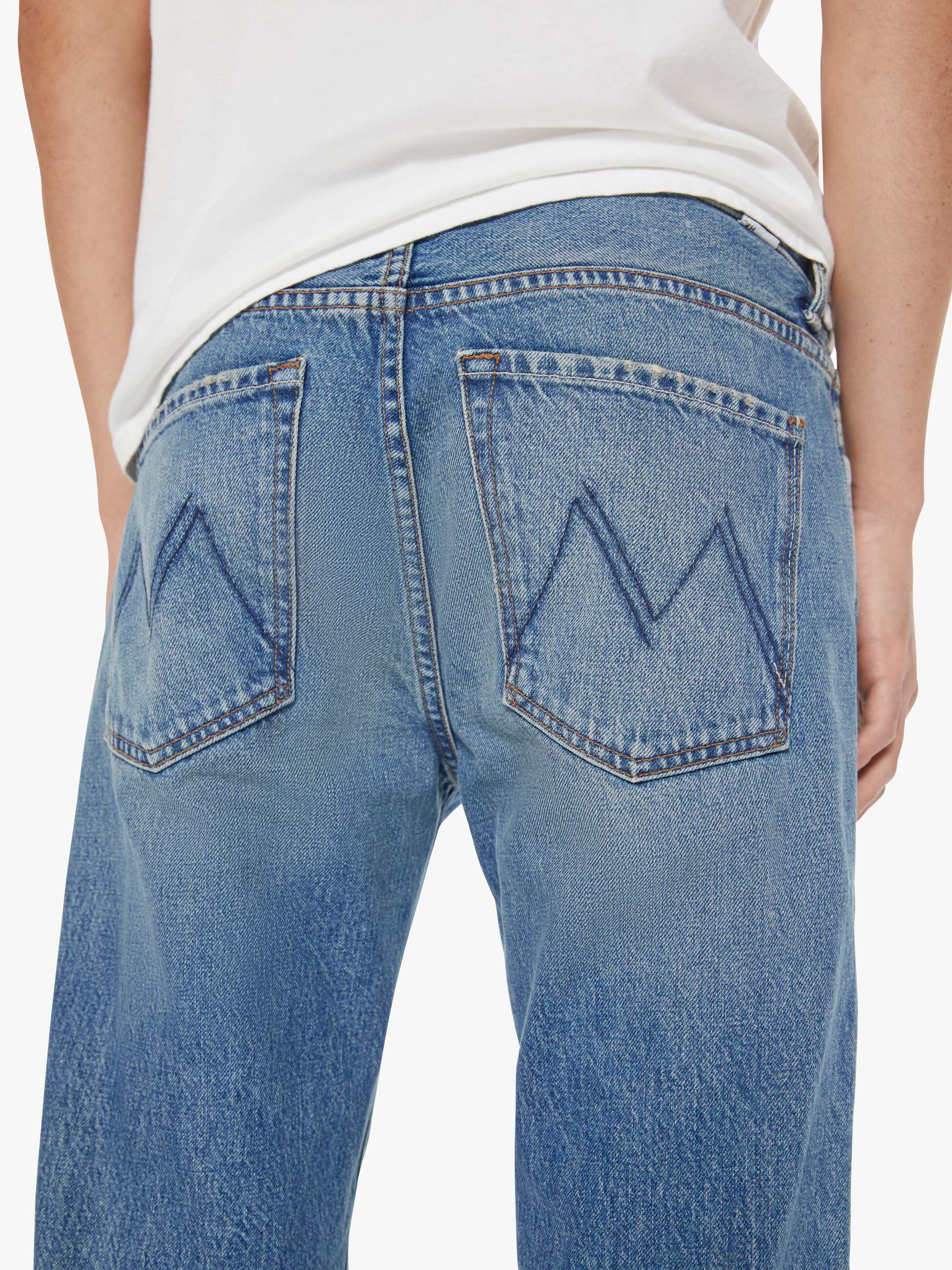 Mother The Bronco Got A Light Jeans Herren Hellblau Baumwolle