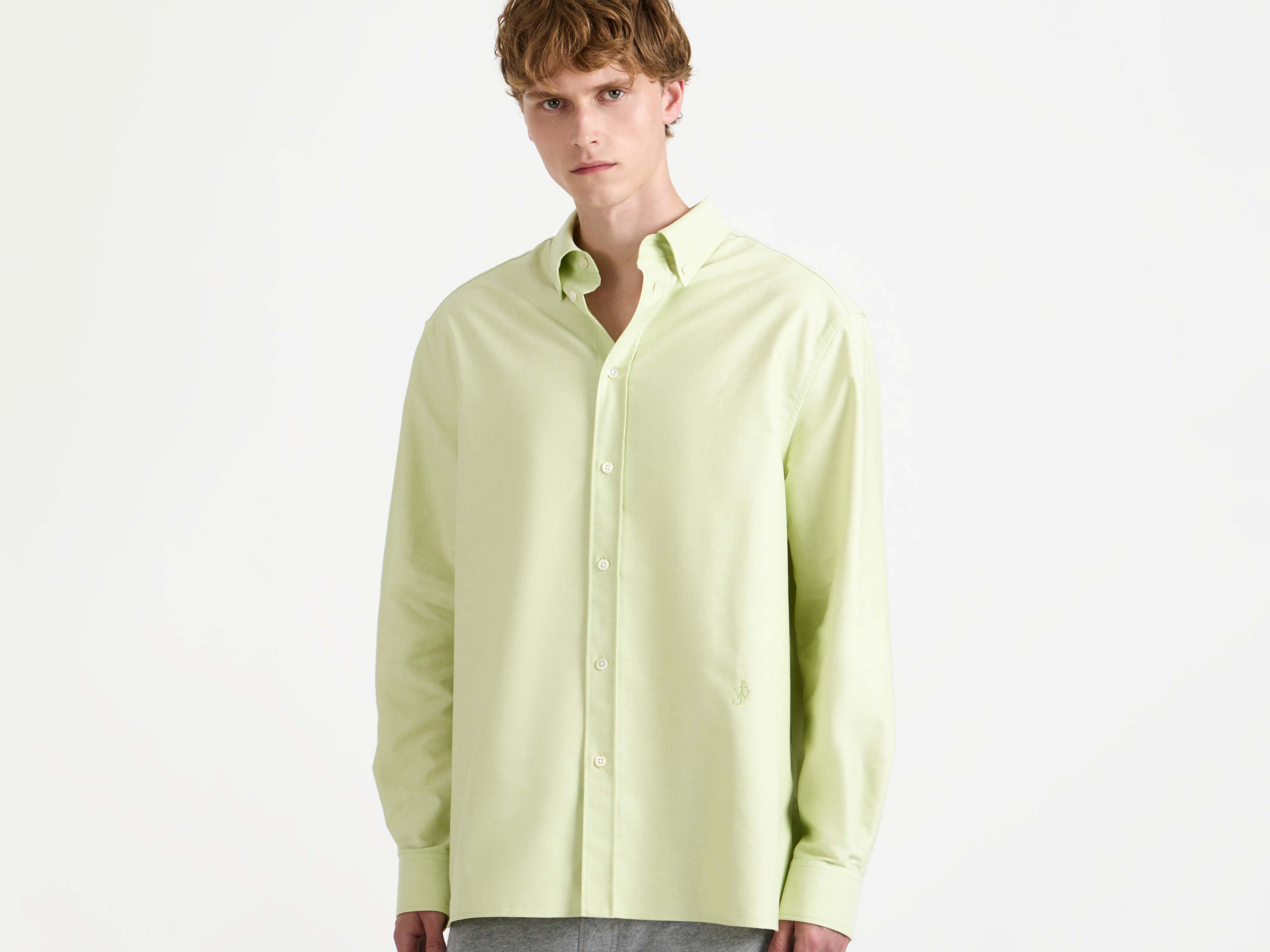 J.W.Anderson Classic Shirt Hemd Lime Oxford 50