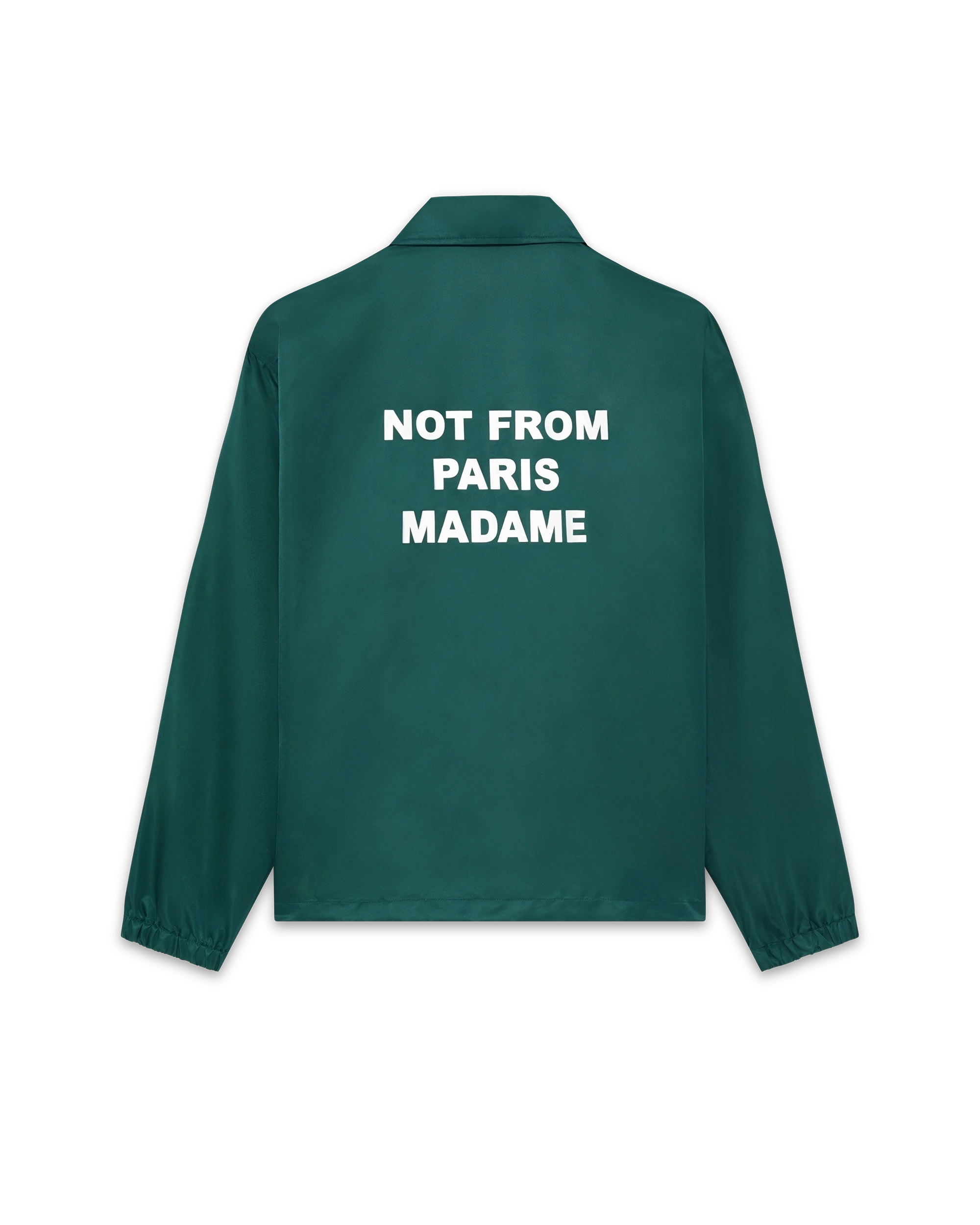 Drôle De Monsieur La Veste Slogan Jacke Dunkelgrün Nylon