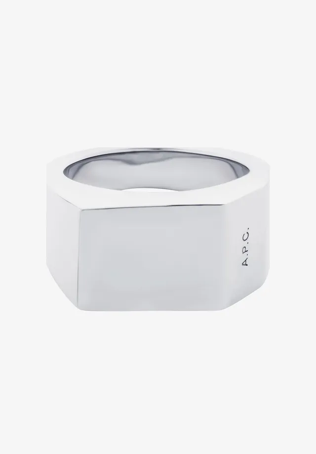 A.P.C. Accessories Siegelring Minimal Ring Silber Gr. 54