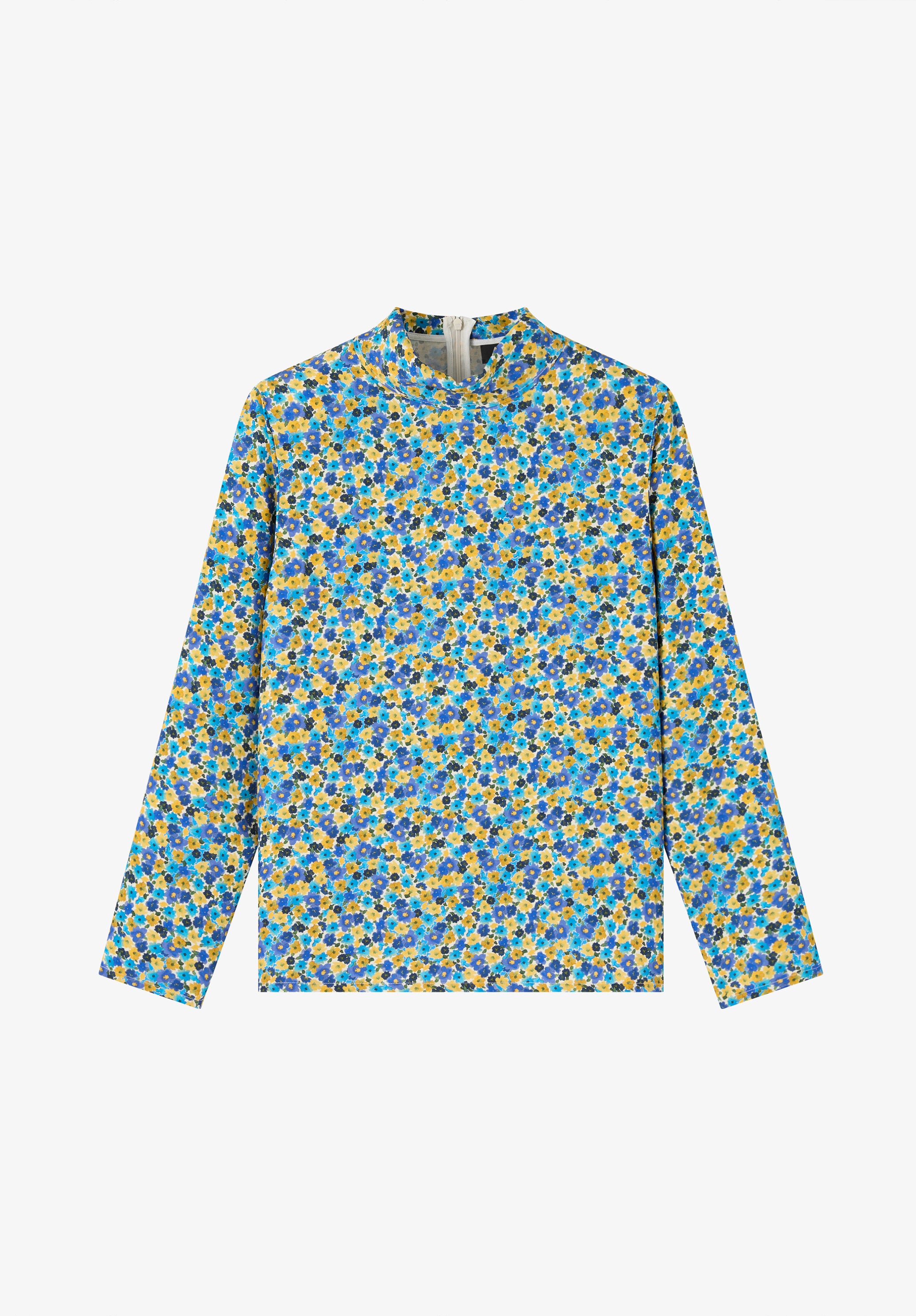 A.P.C. Blumen Bluse Damen Fließend Mehrfarbig