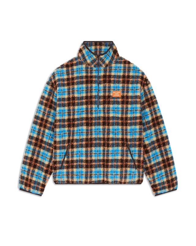 Drôle De Monsieur Checked Sherpa Jacke Multicolor Karo