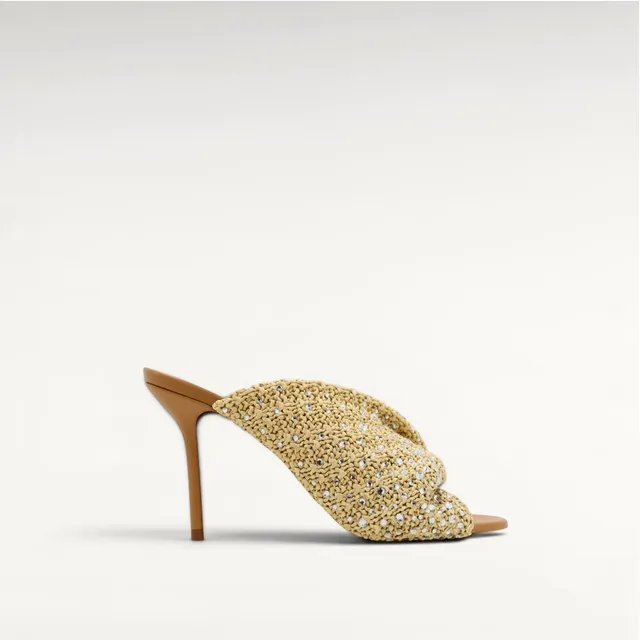 Gedebe Mariel Mule Mules Raffia Kristalle