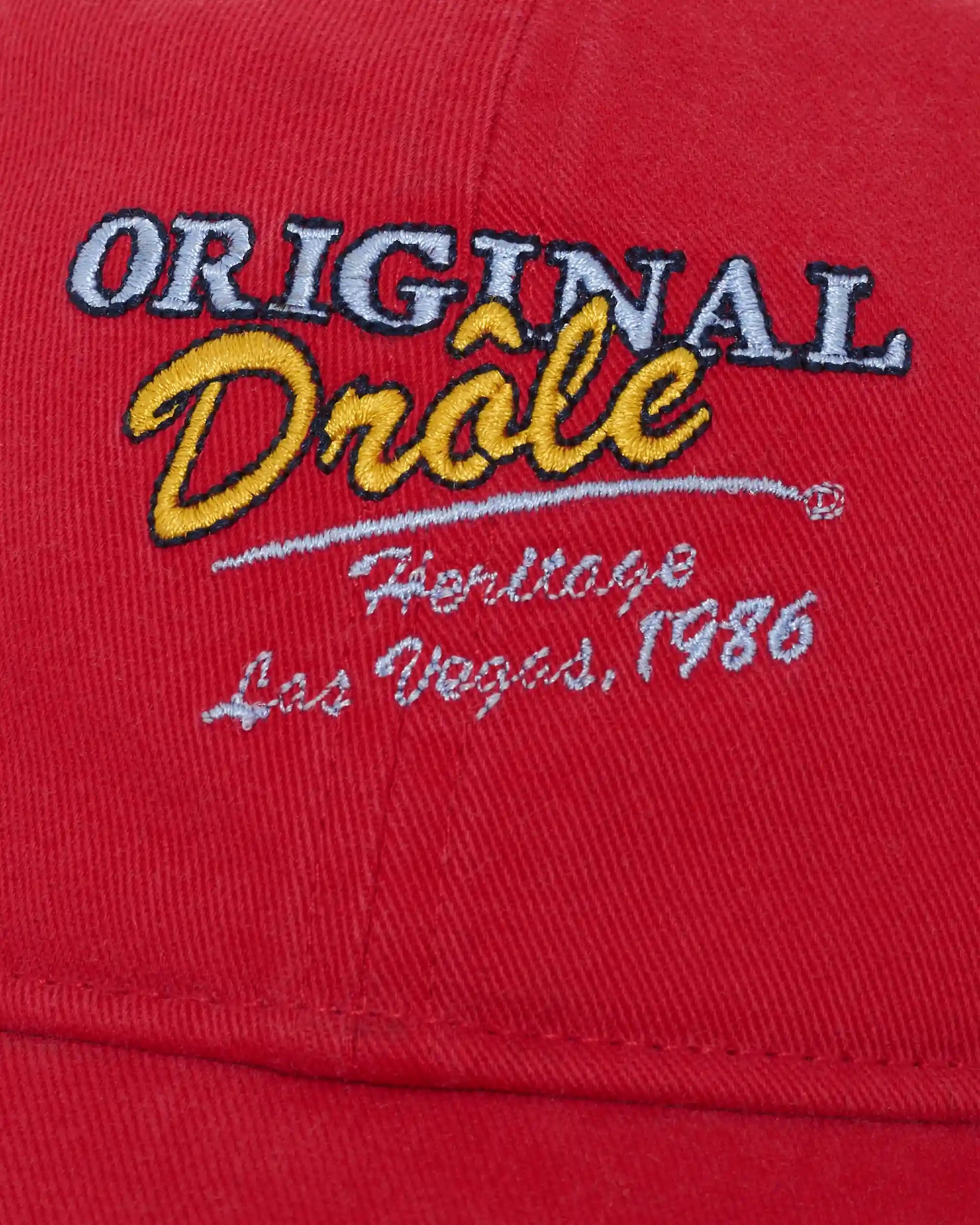 Drôle De Monsieur Original Drole Cap Rot Baumwolle