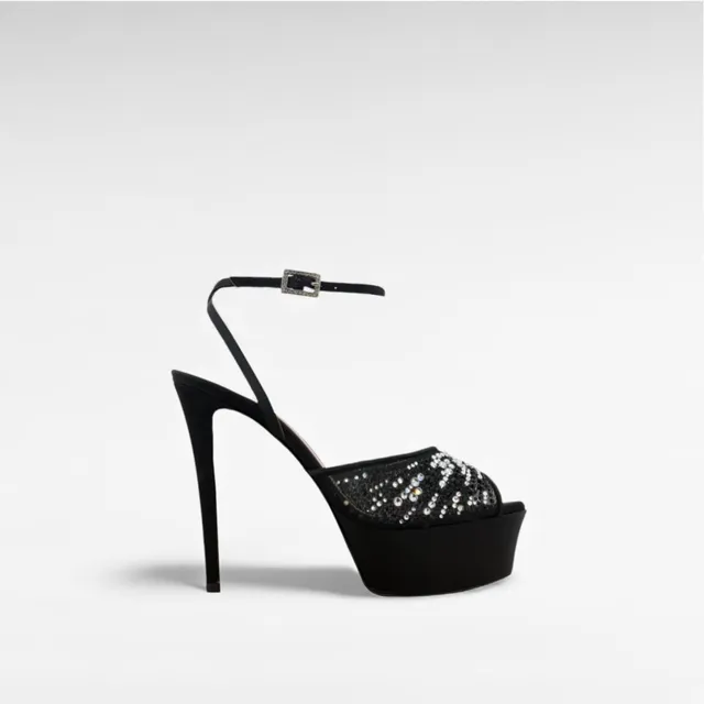 Gedebe Arianna Platform Pumps Kristalle Gr. 38