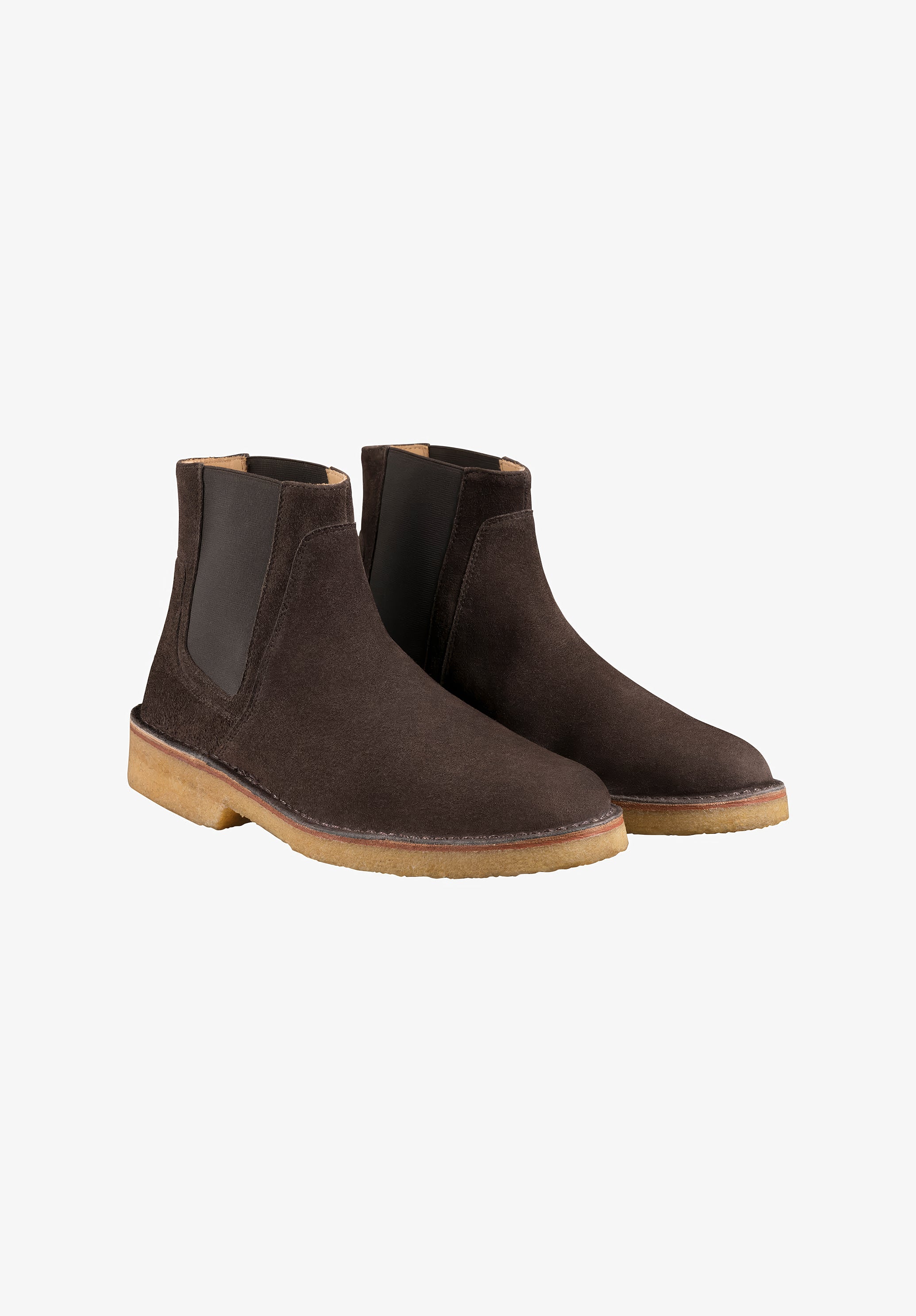 A.P.C. Theodore Boots Leder Stiefel Gr. 43 braun Kreppsohle