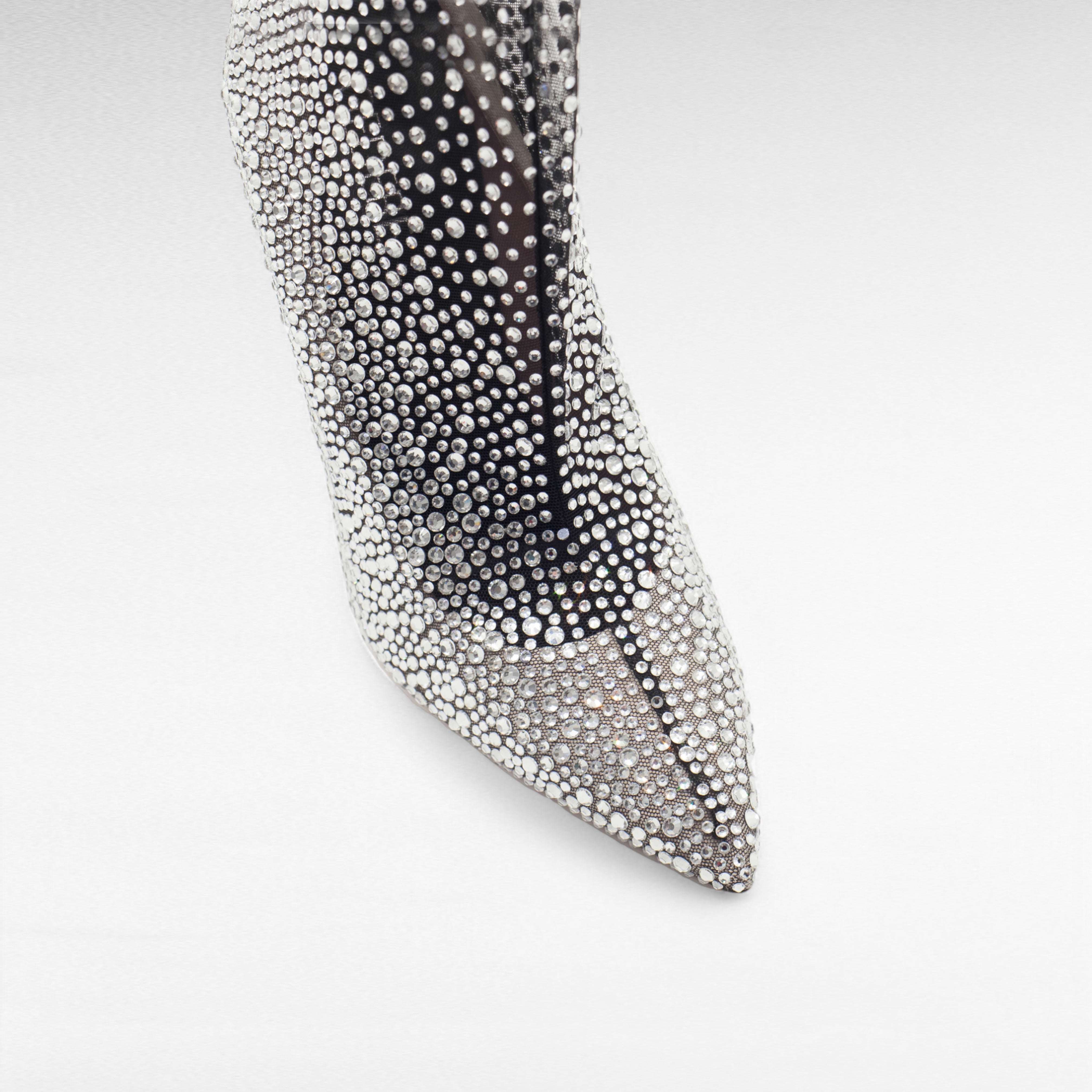 Gedebe Logan Cuissardes Tüll Strass Overknee Stiefel