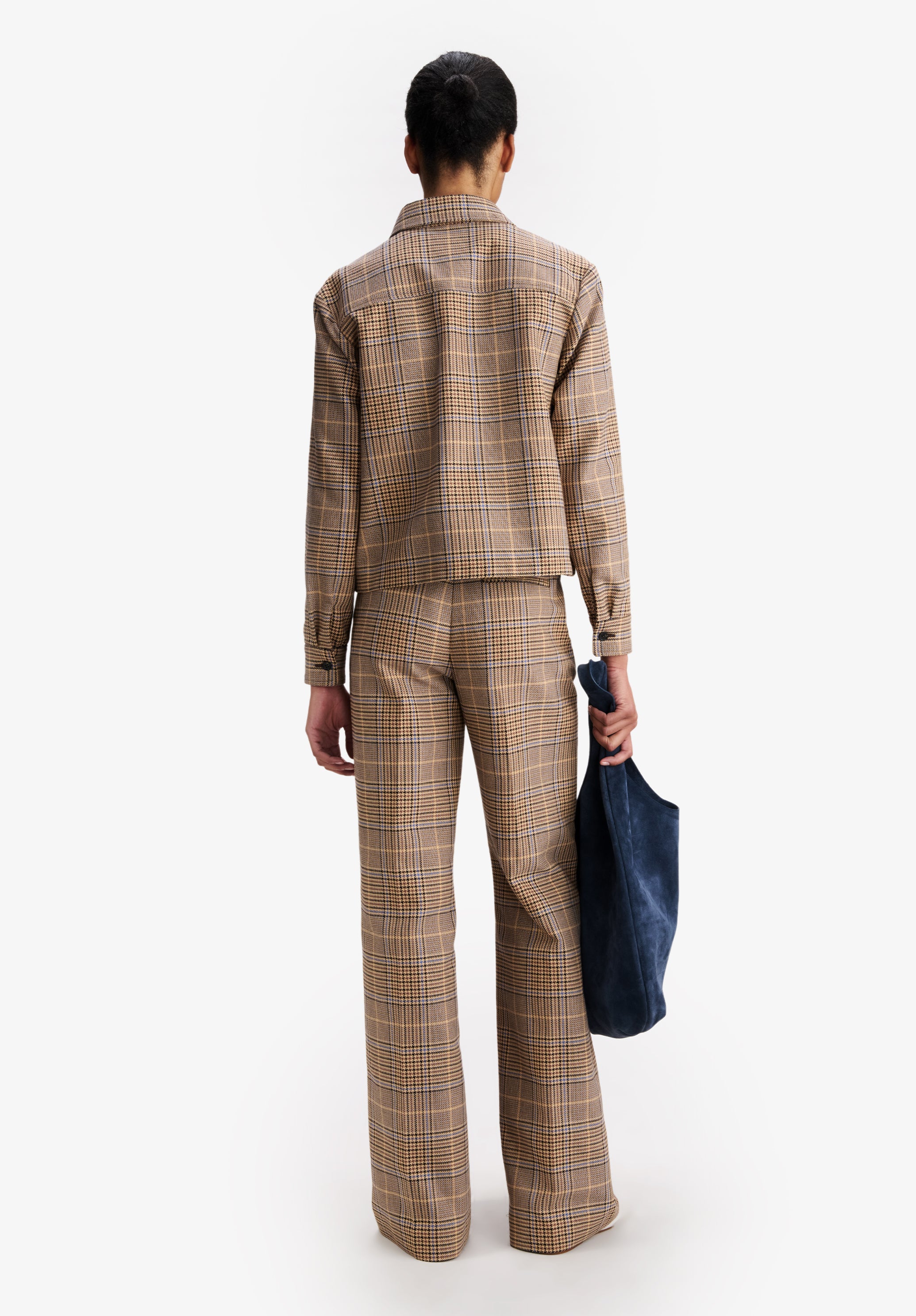 A.P.C. Coats Jacke braun kariert Baumwolljacke