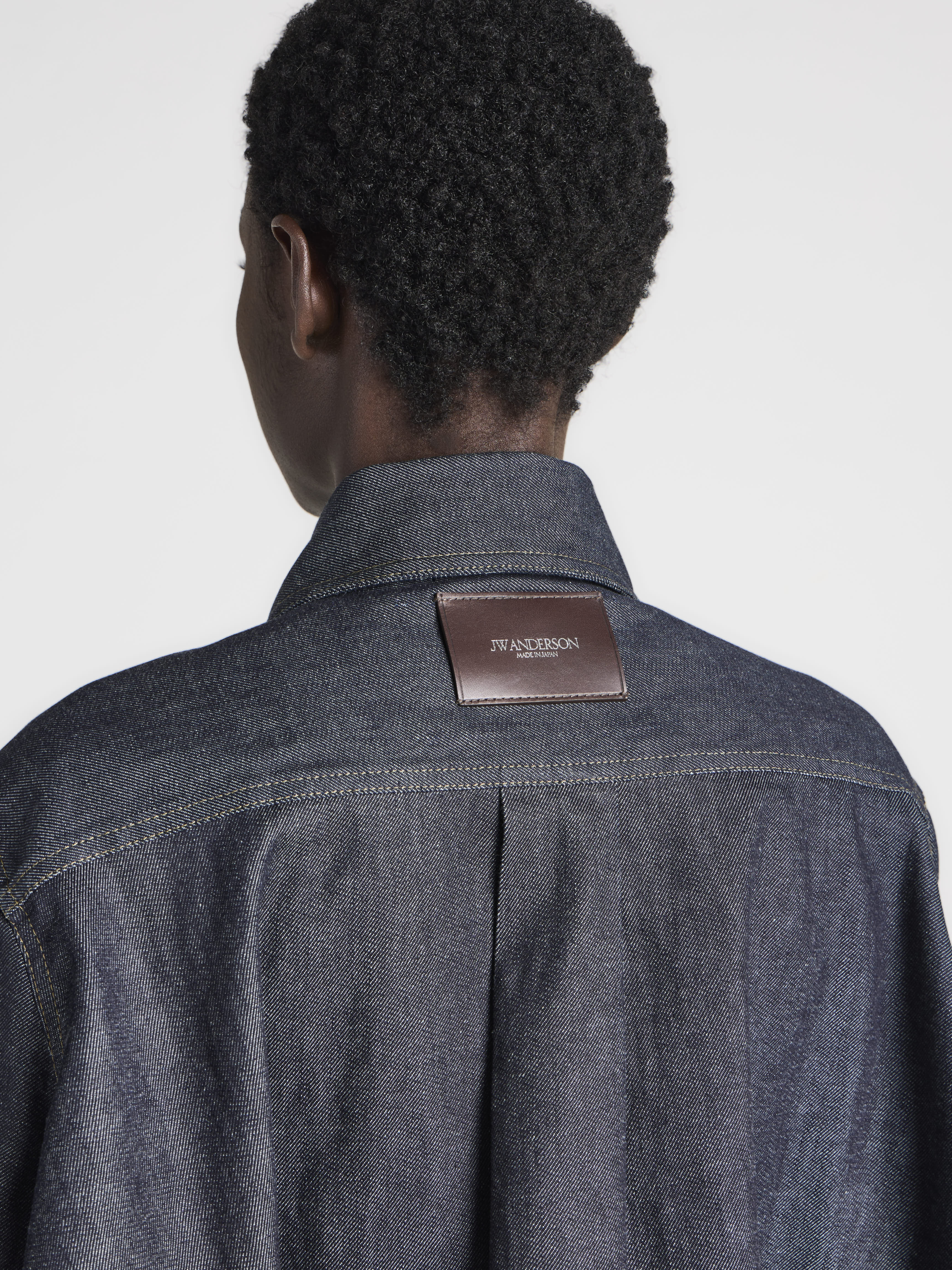 J.W.Anderson Shirts Flare Hemd Indigo Denim Japan