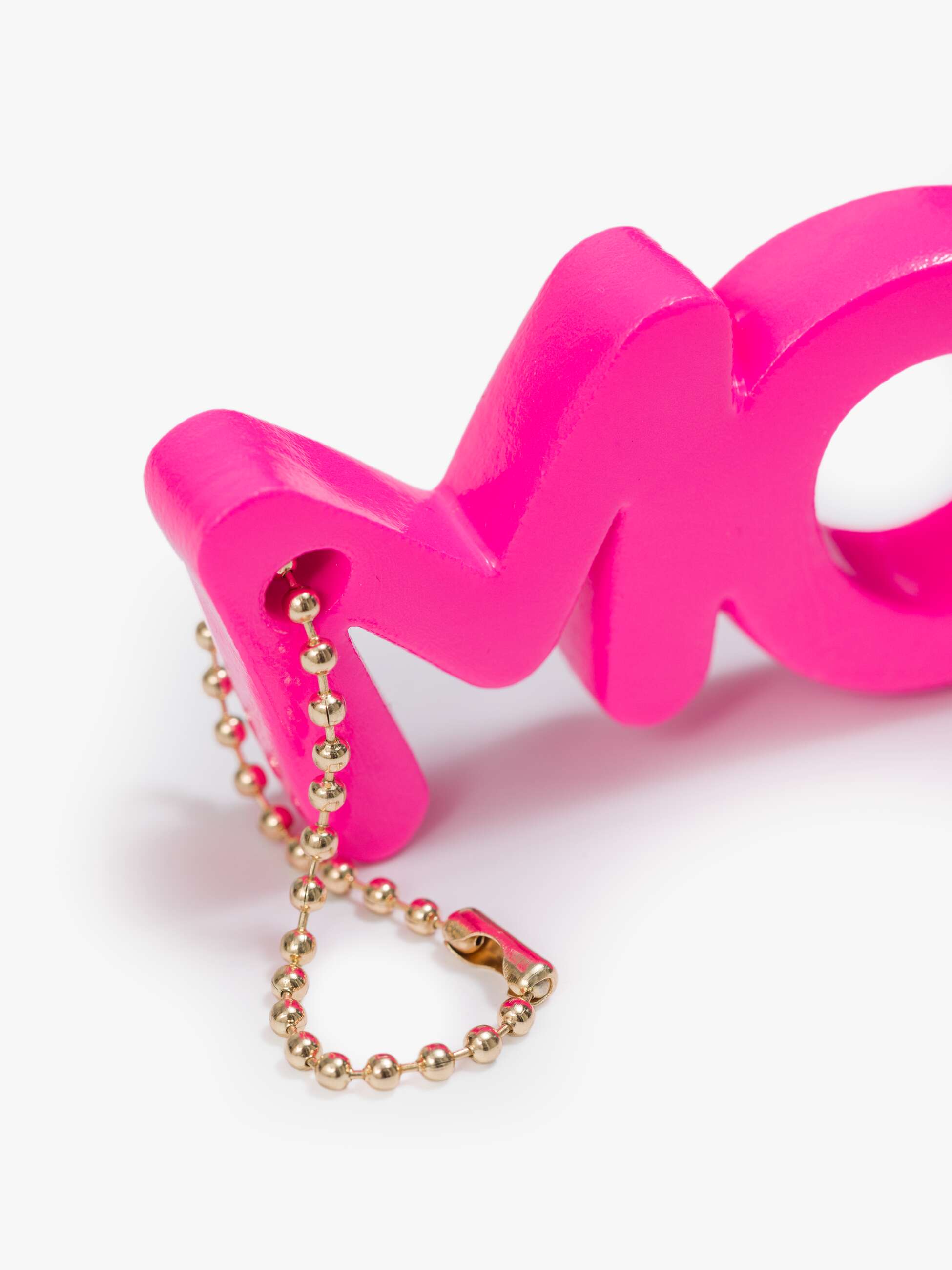 Mother Floating Chain Charm Power Boat pink Schlüsselanhänger