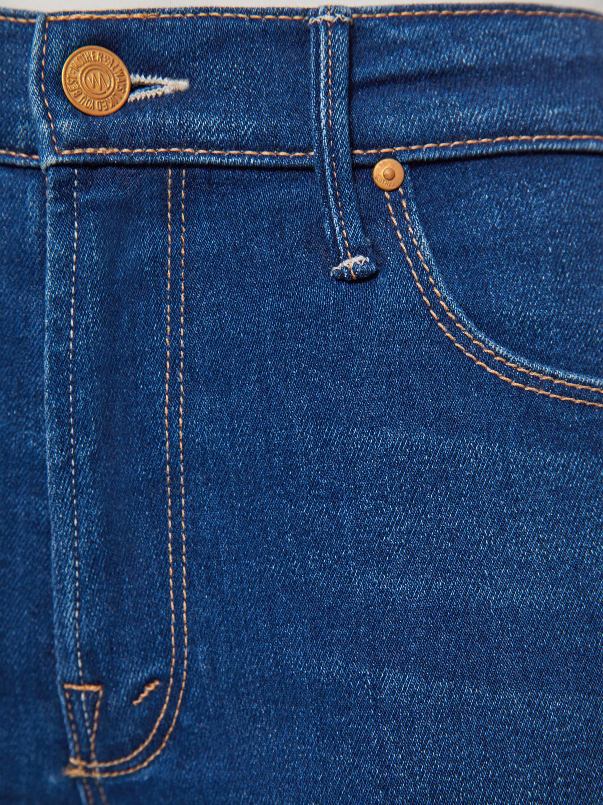 MOTHER Denim Petites The Lil Runaway Jeans Pinkies Up Mid Rise